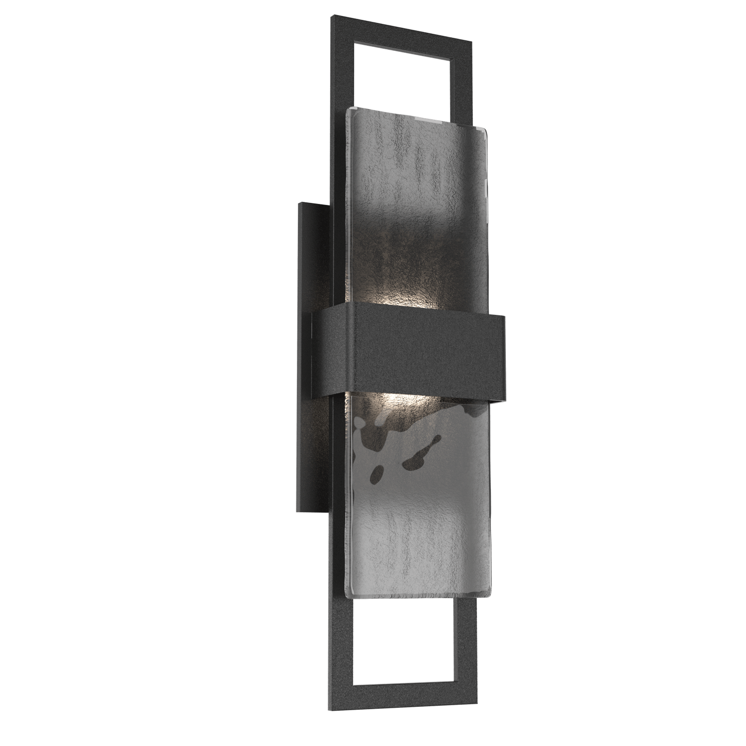 ODB0085-01-TB-SG-Hammerton-Studio-Sasha-20-inch-outdoor-sconce-with-textured-black-finish-and-smoke-granite-glass-shades-and-LED-lamping