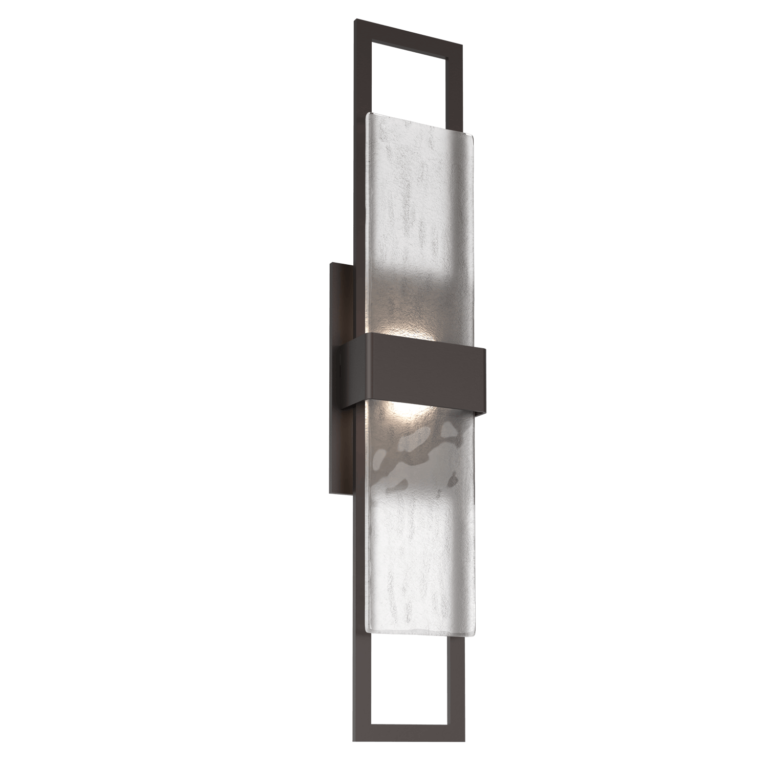 ODB0085-02-SB-CG-Hammerton-Studio-Sasha-28-inch-outdoor-sconce-with-statuary-bronze-finish-and-clear-granite-glass-shades-and-LED-lamping