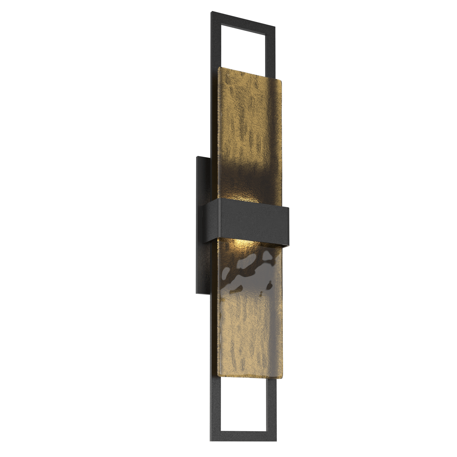 ODB0085-02-TB-BG-Hammerton-Studio-Sasha-28-inch-outdoor-sconce-with-textured-black-finish-and-bronze-granite-glass-shades-and-LED-lamping