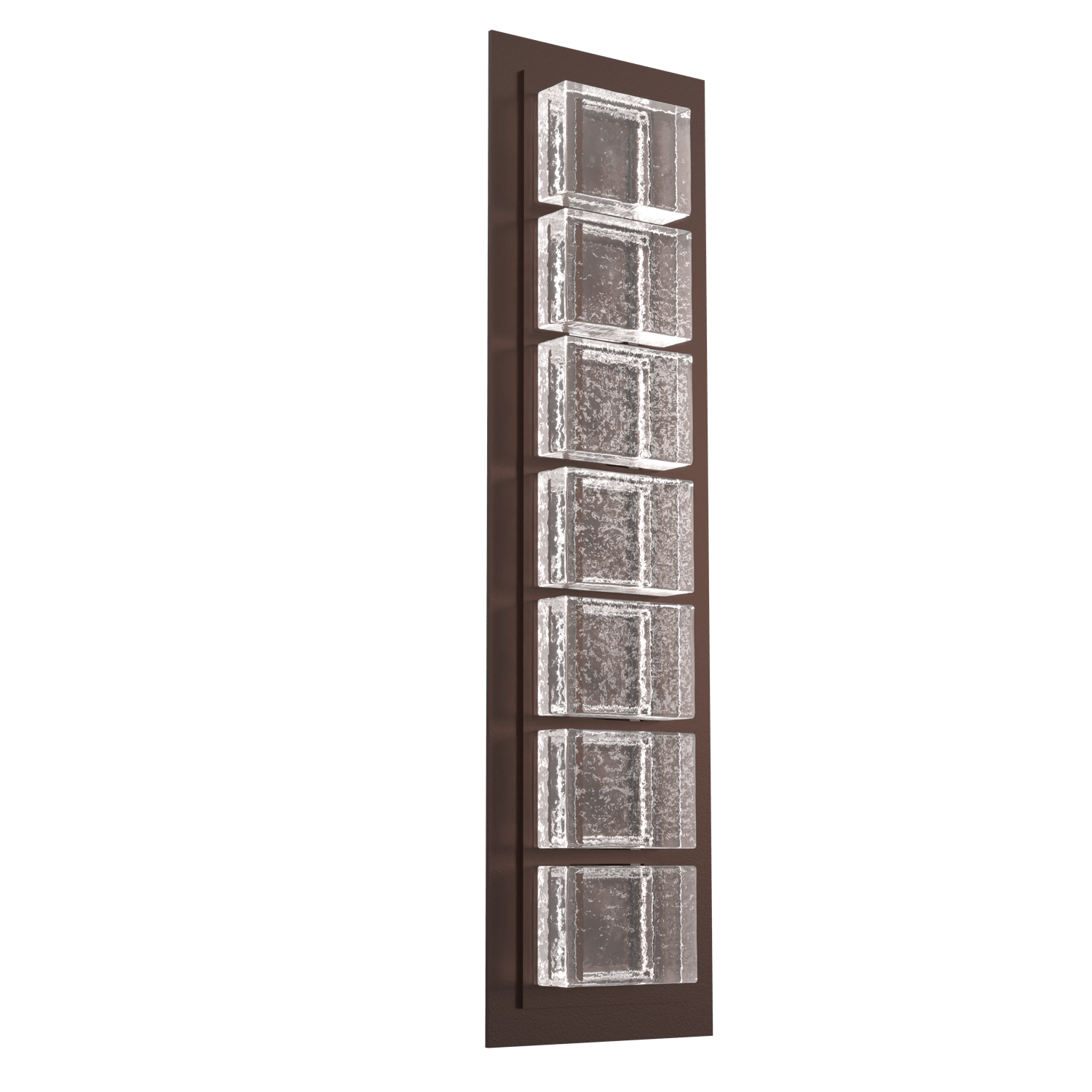 ODB0087-01-SB-TP-Hammerton-Studio-Tessera-22-inch-outdoor-sconce-with-statuary-bronze-finish-and-clear-pave-cast-glass-shade-and-LED-lamping