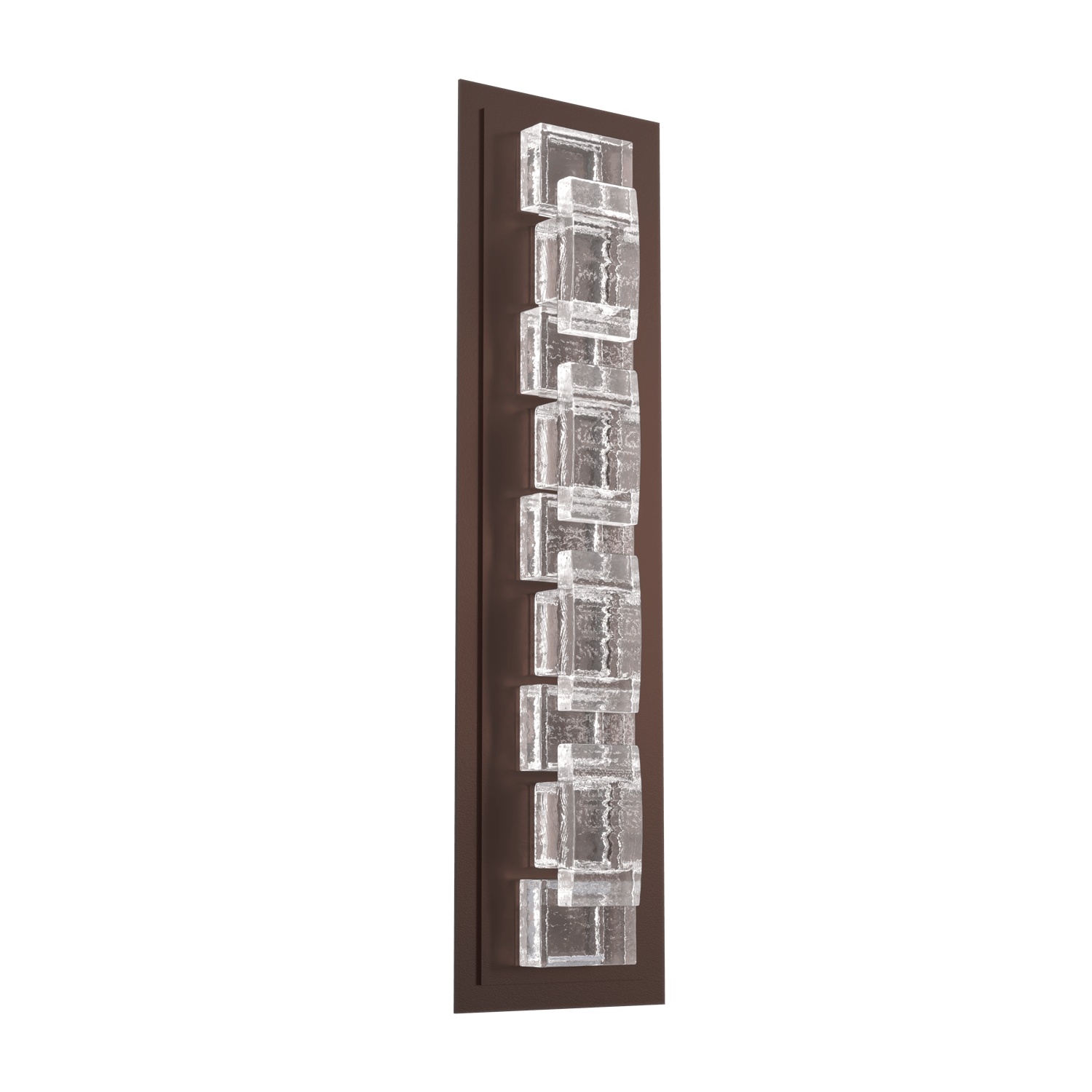 ODB0087-02-SB-TE-Hammerton-Studio-Tessera-28-inch-outdoor-sconce-with-statuary-bronze-finish-and-clear-tetro-cast-glass-shade-and-LED-lamping