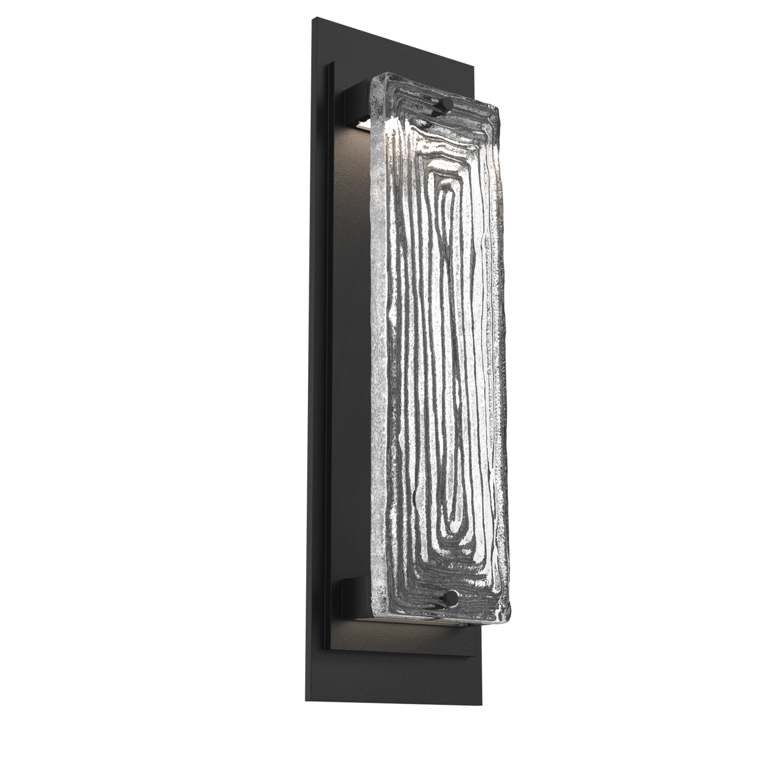 ODB0090-01-TB-TL-Hammerton-Studio-Tabulo-22-inch-outdoor-sconce-with-textured-black-finish-and-clear-linea-cast-glass-shade-and-LED-lamping