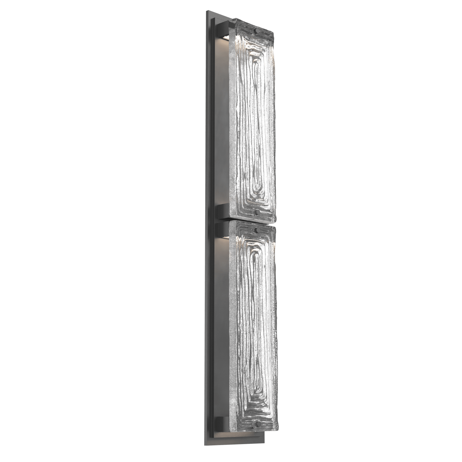 ODB0090-02-AG-TL-Hammerton-Studio-Tabulo-28-inch-outdoor-sconce-with-argento-grey-finish-and-clear-linea-cast-glass-shade-and-LED-lamping