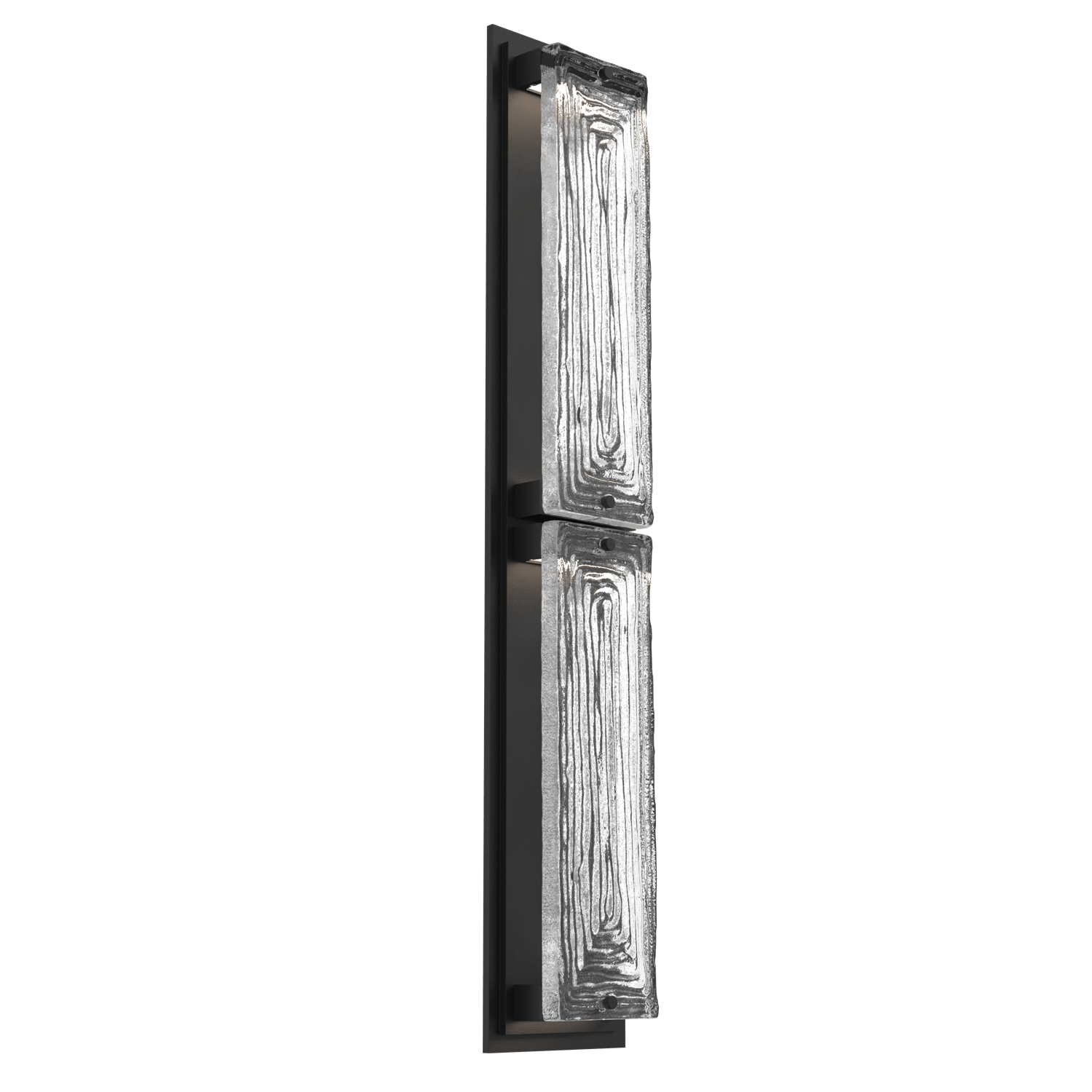 ODB0090-02-TB-TL-Hammerton-Studio-Tabulo-28-inch-outdoor-sconce-with-textured-black-finish-and-clear-linea-cast-glass-shade-and-LED-lamping