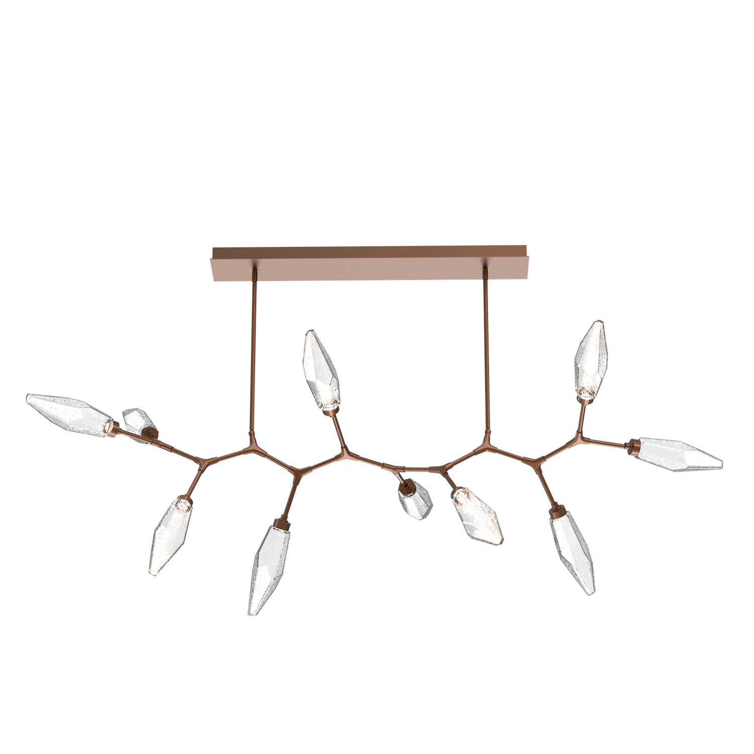 PLB0050-BC-BB-CC-Hammerton-Studio-Rock-Crystal-10-light-modern-branch-chandelier-with-burnished-bronze-finish-and-clear-glass-shades-and-LED-lamping