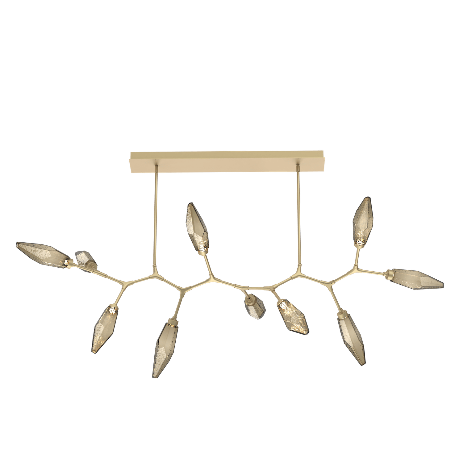 PLB0050-BC-GB-CB-Hammerton-Studio-Rock-Crystal-10-light-modern-branch-chandelier-with-gilded-brass-finish-and-chilled-bronze-blown-glass-shades-and-LED-lamping