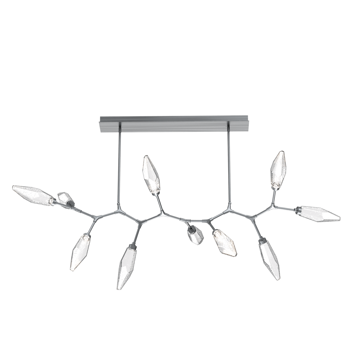 PLB0050-BC-GM-CC-Hammerton-Studio-Rock-Crystal-10-light-modern-branch-chandelier-with-gunmetal-finish-and-clear-glass-shades-and-LED-lamping