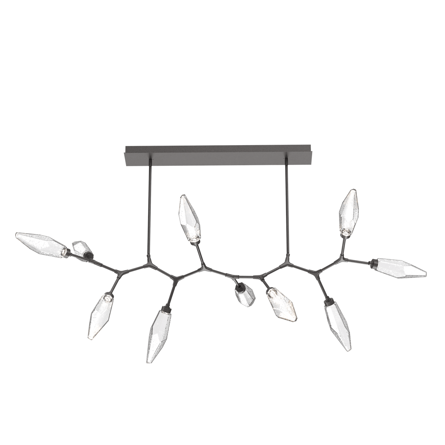 PLB0050-BC-GP-CC-Hammerton-Studio-Rock-Crystal-10-light-modern-branch-chandelier-with-graphite-finish-and-clear-glass-shades-and-LED-lamping