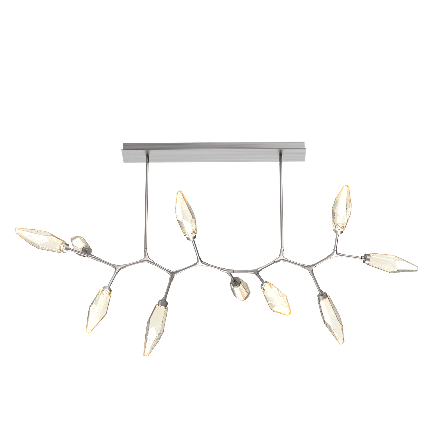 PLB0050-BC-SN-CA-Hammerton-Studio-Rock-Crystal-10-light-modern-branch-chandelier-with-satin-nickel-finish-and-chilled-amber-blown-glass-shades-and-LED-lamping
