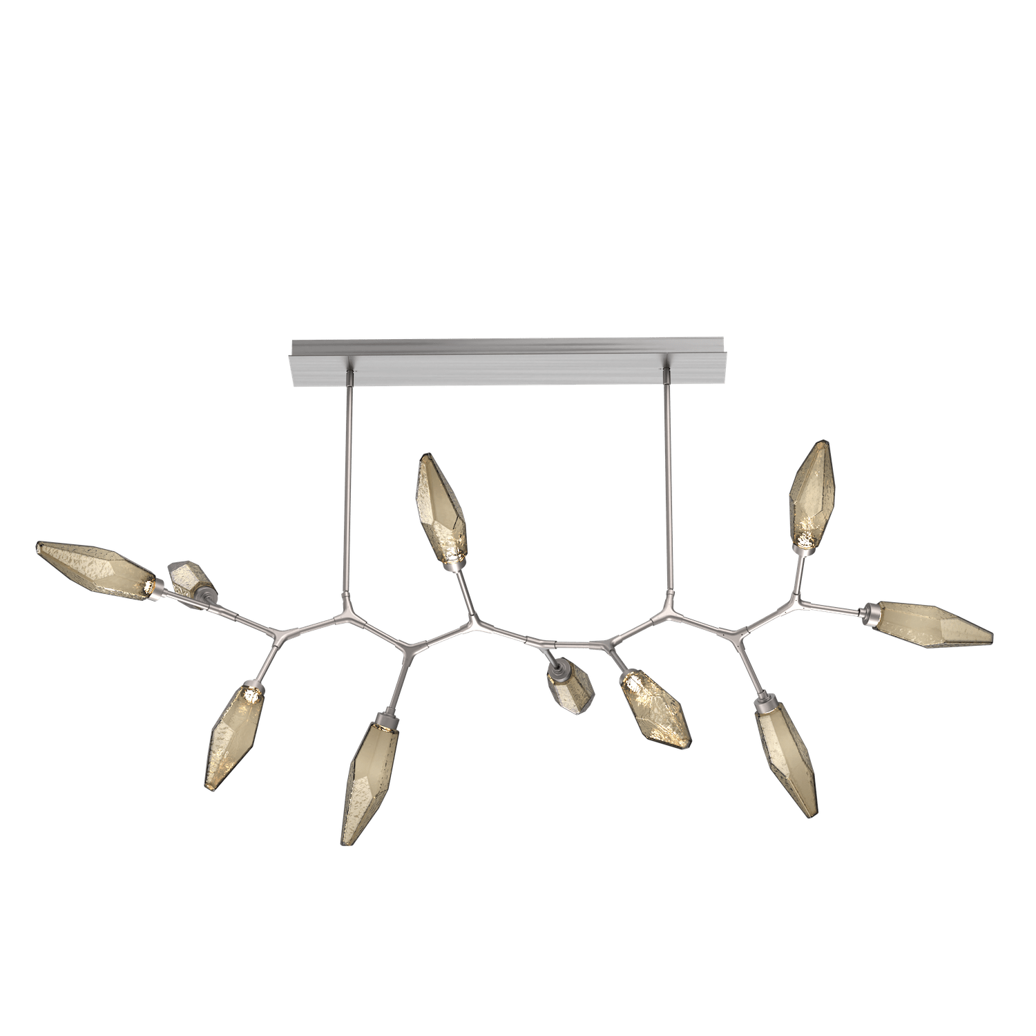 PLB0050-BC-SN-CB-Hammerton-Studio-Rock-Crystal-10-light-modern-branch-chandelier-with-satin-nickel-finish-and-chilled-bronze-blown-glass-shades-and-LED-lamping