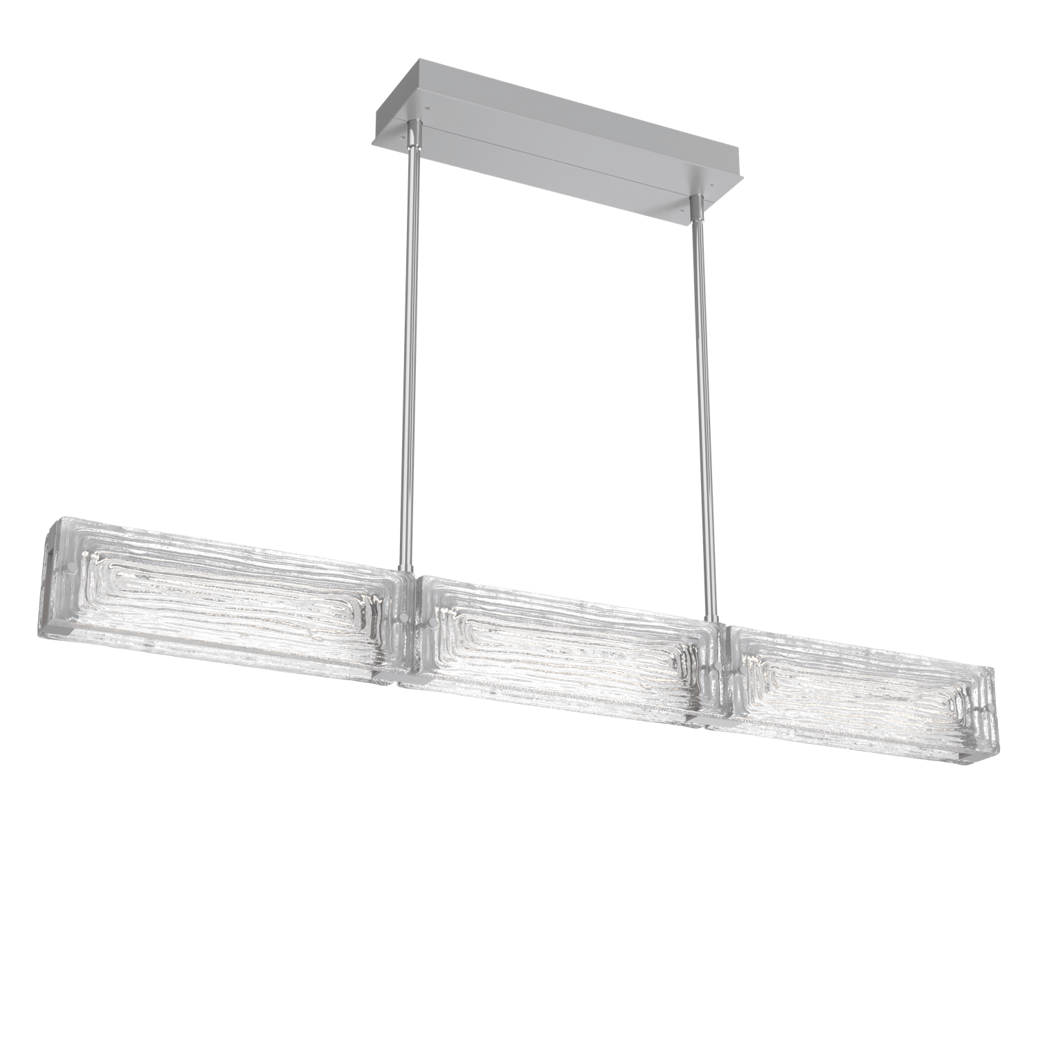 PLB0090-43-CS-TL-Hammerton-Studio-Tabulo-43-inch-linear-chandelier-with-classic-silver-finish-and-clear-linea-cast-glass-shade-and-LED-lamping