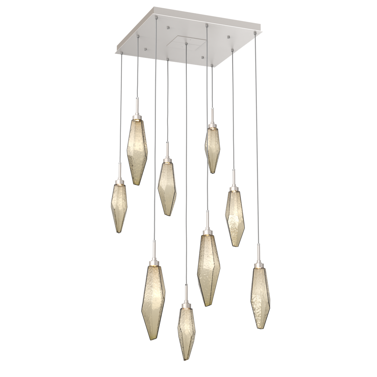 CHB0050-09-BS-CB-Hammerton-Studio-Rock-Crystal-9-light-square-pendant-chandelier-with-beige-silver-finish-and-chilled-bronze-blown-glass-shades-and-LED-lamping