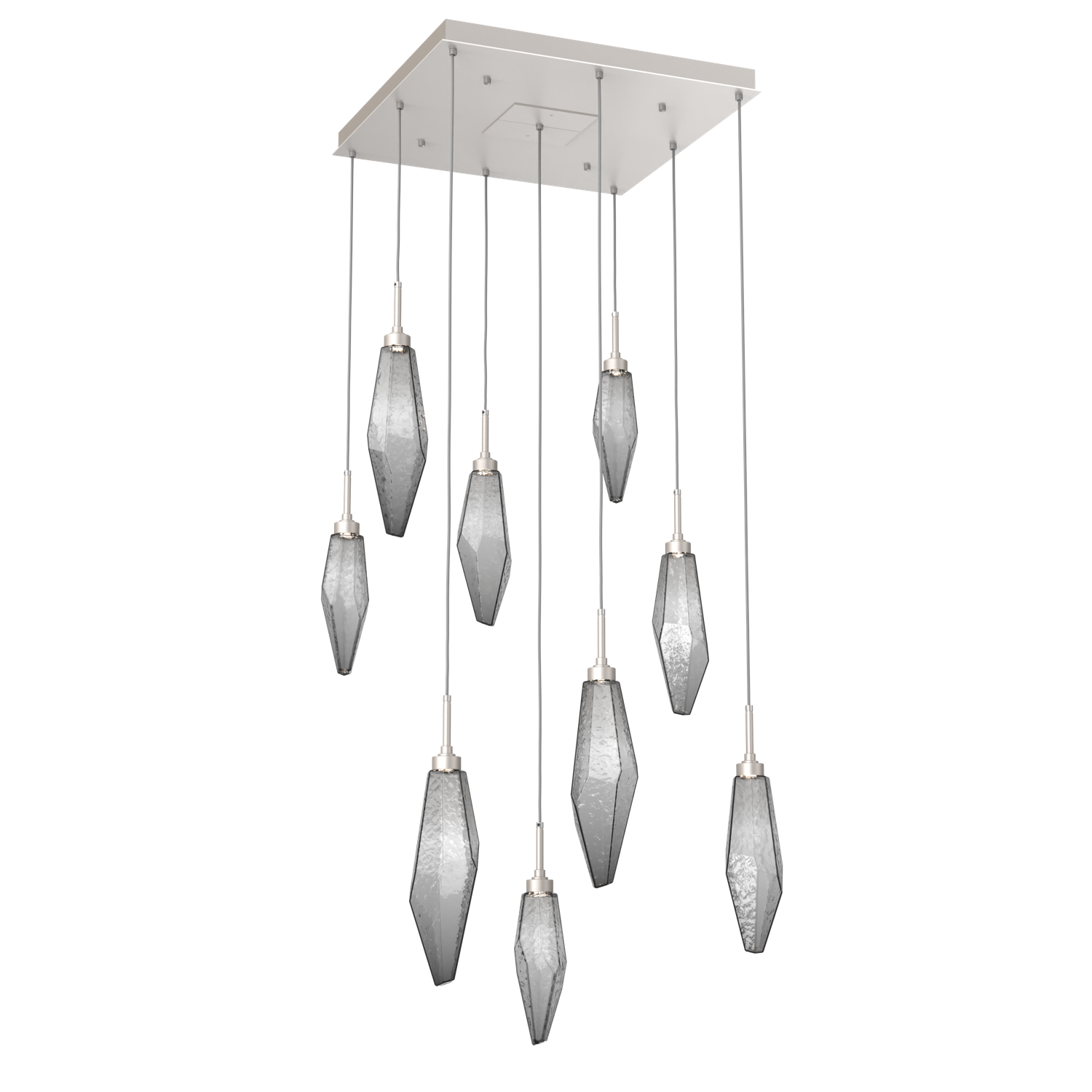CHB0050-09-BS-CS-Hammerton-Studio-Rock-Crystal-9-light-square-pendant-chandelier-with-beige-silver-finish-and-chilled-smoke-glass-shades-and-LED-lamping