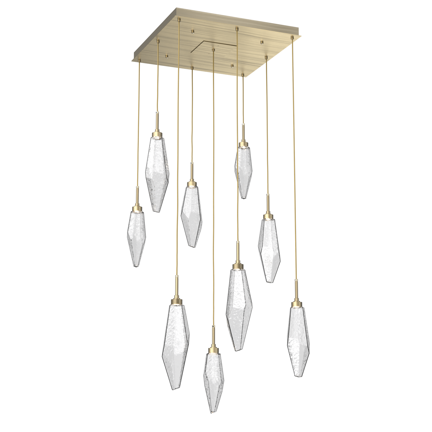 CHB0050-09-HB-CC-Hammerton-Studio-Rock-Crystal-9-light-square-pendant-chandelier-with-heritage-brass-finish-and-clear-glass-shades-and-LED-lamping