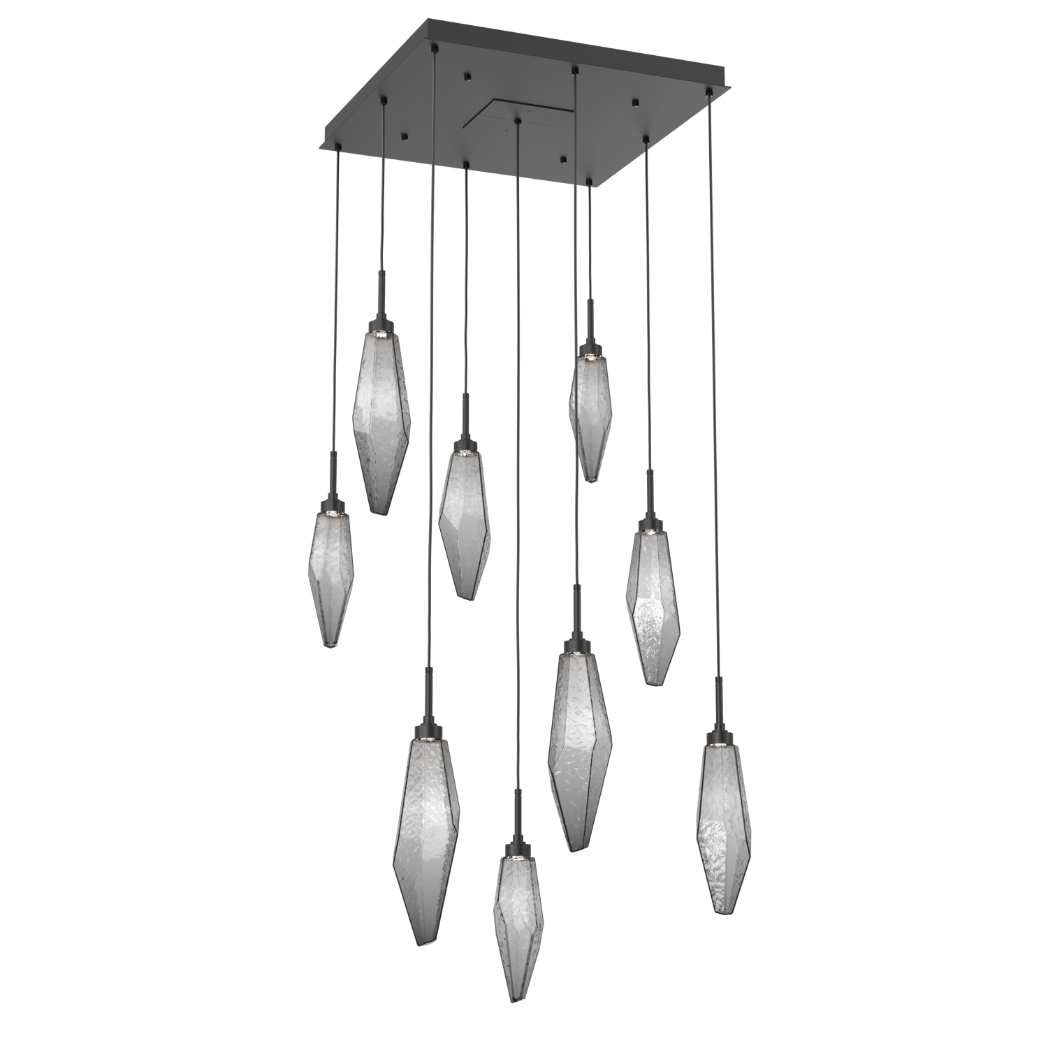 CHB0050-09-MB-CS-Hammerton-Studio-Rock-Crystal-9-light-square-pendant-chandelier-with-matte-black-finish-and-chilled-smoke-glass-shades-and-LED-lamping