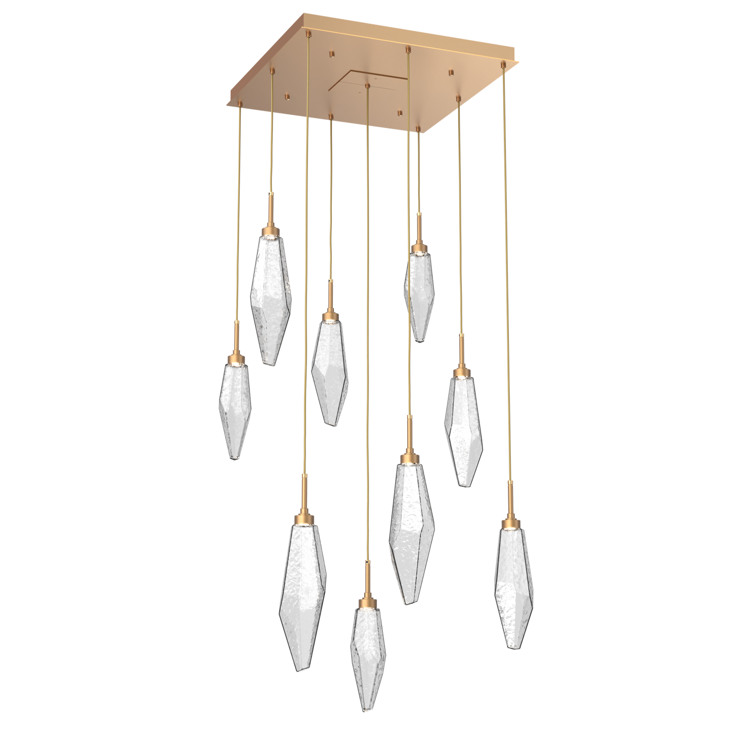 CHB0050-09-NB-CC-Hammerton-Studio-Rock-Crystal-9-light-square-pendant-chandelier-with-novel-brass-finish-and-clear-glass-shades-and-LED-lamping
