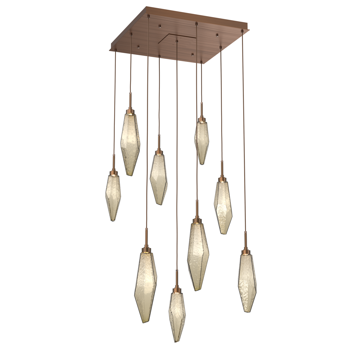 CHB0050-09-RB-CB-Hammerton-Studio-Rock-Crystal-9-light-square-pendant-chandelier-with-oil-rubbed-bronze-finish-and-chilled-bronze-blown-glass-shades-and-LED-lamping