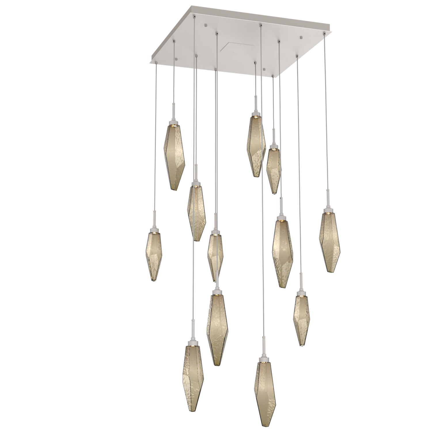 CHB0050-12-BS-CB-Hammerton-Studio-Rock-Crystal-12-light-square-pendant-chandelier-with-beige-silver-finish-and-chilled-bronze-blown-glass-shades-and-LED-lamping