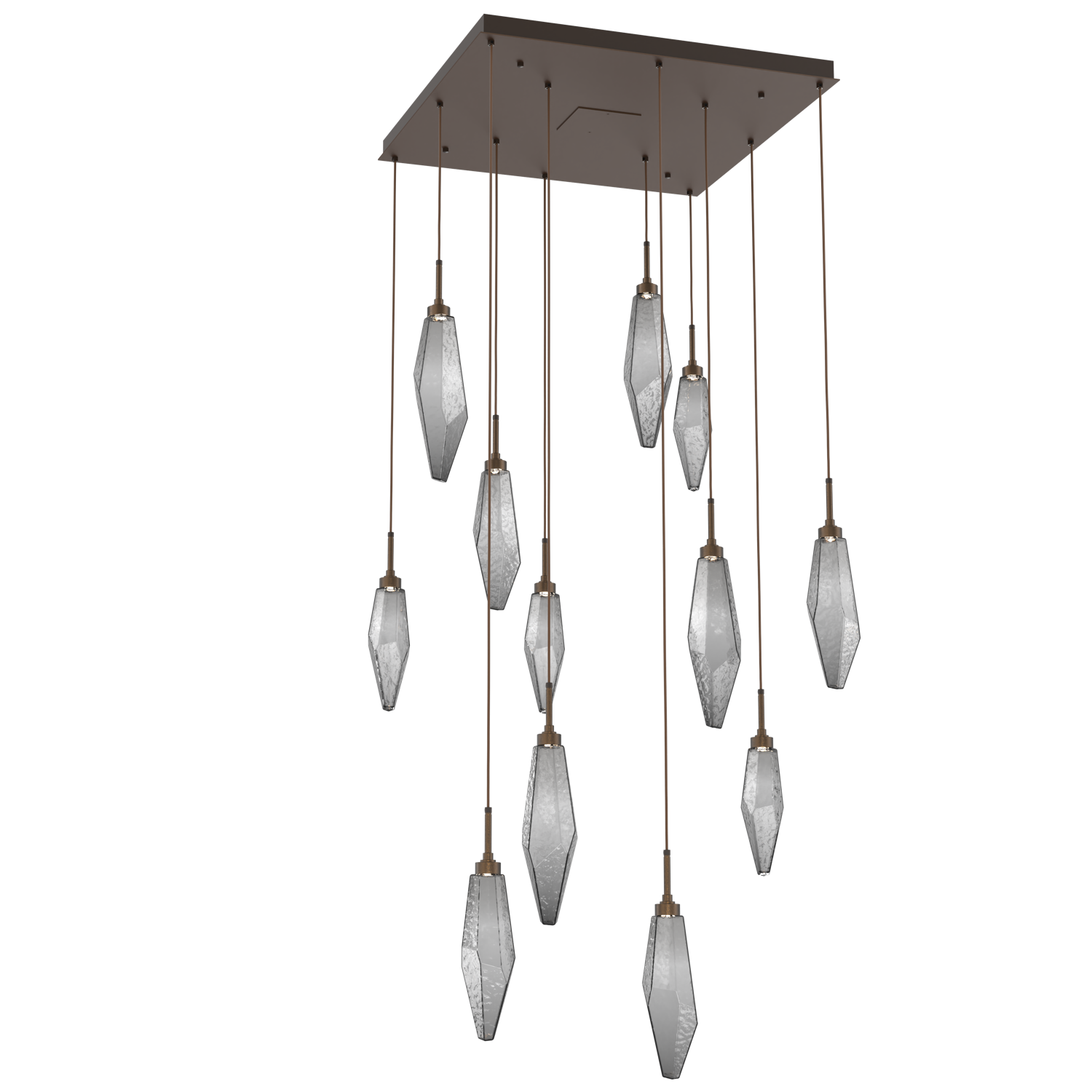 CHB0050-12-FB-CS-Hammerton-Studio-Rock-Crystal-12-light-square-pendant-chandelier-with-flat-bronze-finish-and-chilled-smoke-glass-shades-and-LED-lamping