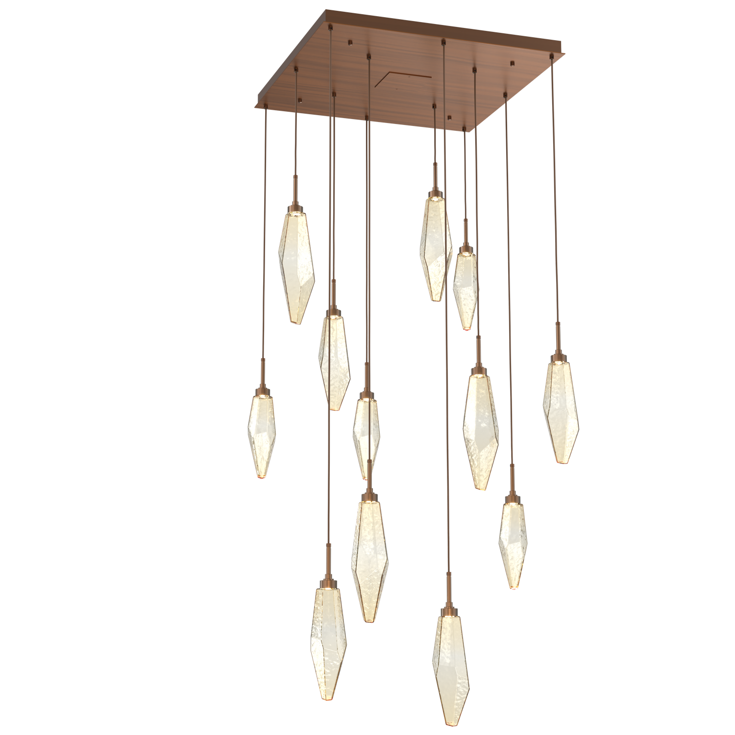 CHB0050-12-RB-CA-Hammerton-Studio-Rock-Crystal-12-light-square-pendant-chandelier-with-oil-rubbed-bronze-finish-and-chilled-amber-blown-glass-shades-and-LED-lamping