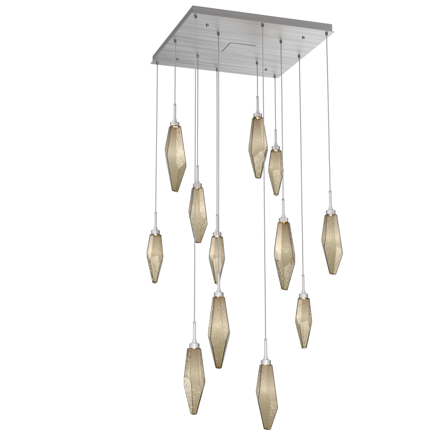 CHB0050-12-SN-CB-Hammerton-Studio-Rock-Crystal-12-light-square-pendant-chandelier-with-satin-nickel-finish-and-chilled-bronze-blown-glass-shades-and-LED-lamping