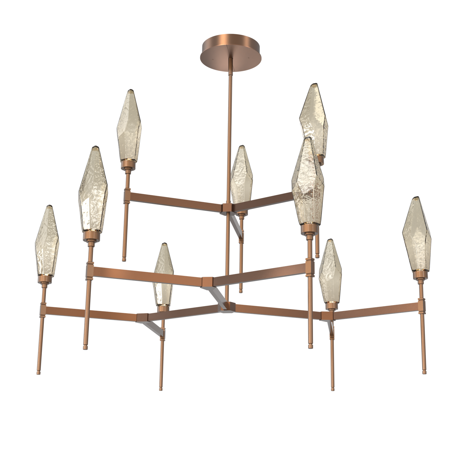 CHB0050-54-BB-CB-Hammerton-Studio-Rock-Crystal-54-inch-round-two-tier-belvedere-chandelier-with-burnished-bronze-finish-and-chilled-bronze-blown-glass-shades-and-LED-lamping