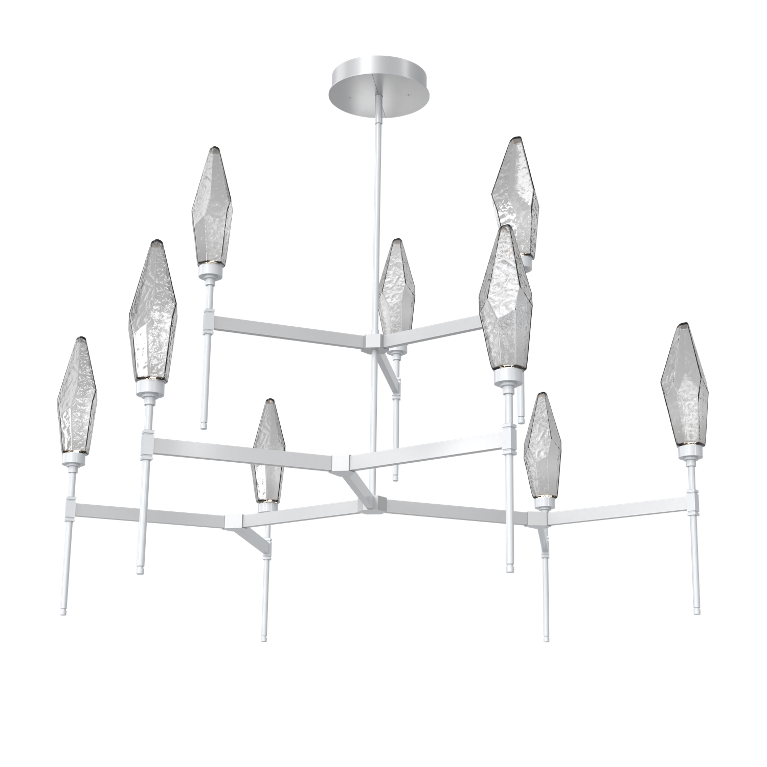 CHB0050-54-CS-CS-Hammerton-Studio-Rock-Crystal-54-inch-round-two-tier-belvedere-chandelier-with-classic-silver-finish-and-chilled-smoke-glass-shades-and-LED-lamping