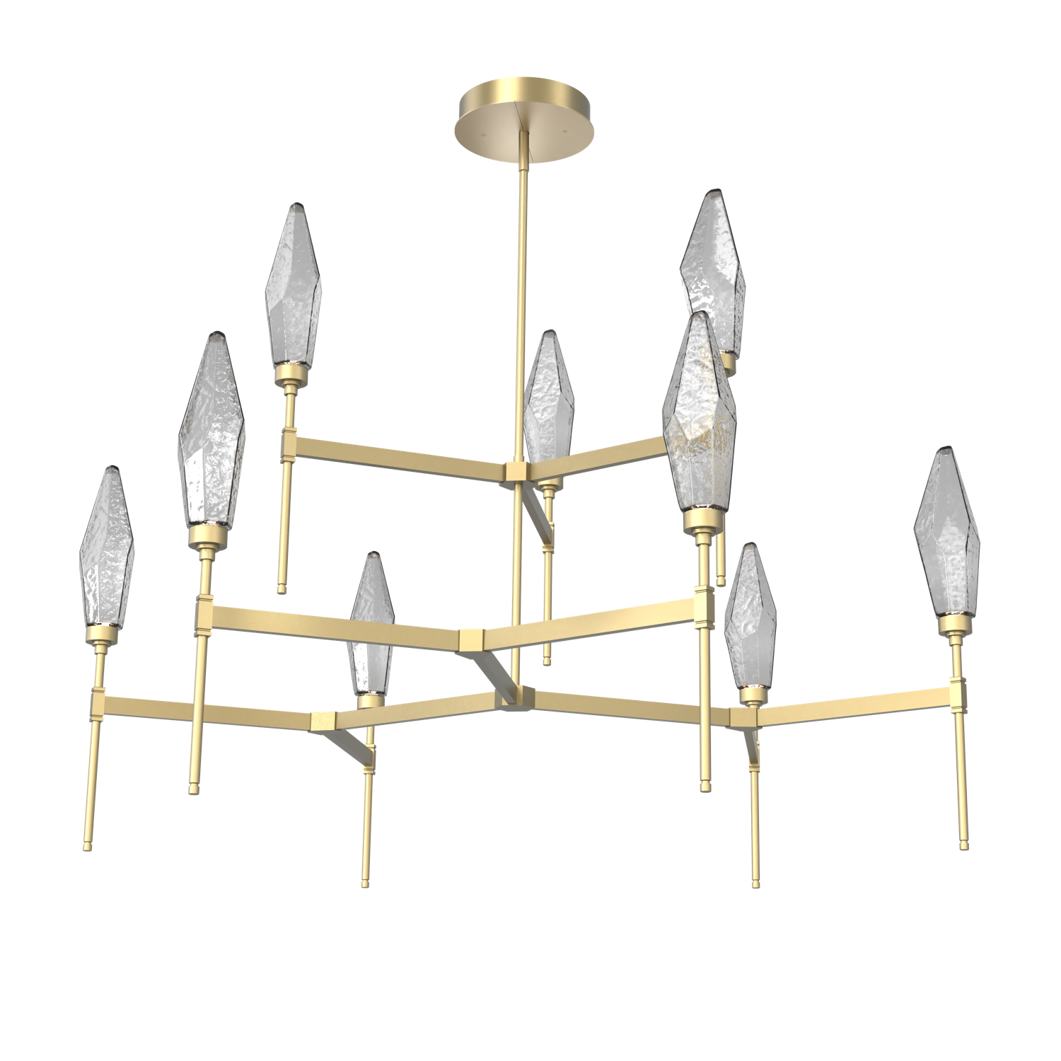 CHB0050-54-GB-CS-Hammerton-Studio-Rock-Crystal-54-inch-round-two-tier-belvedere-chandelier-with-gilded-brass-finish-and-chilled-smoke-glass-shades-and-LED-lamping