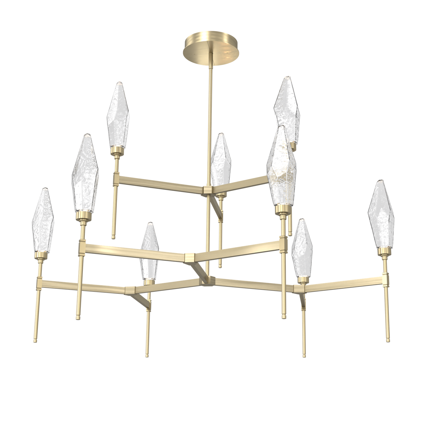 CHB0050-54-HB-CC-Hammerton-Studio-Rock-Crystal-54-inch-round-two-tier-belvedere-chandelier-with-heritage-brass-finish-and-clear-glass-shades-and-LED-lamping