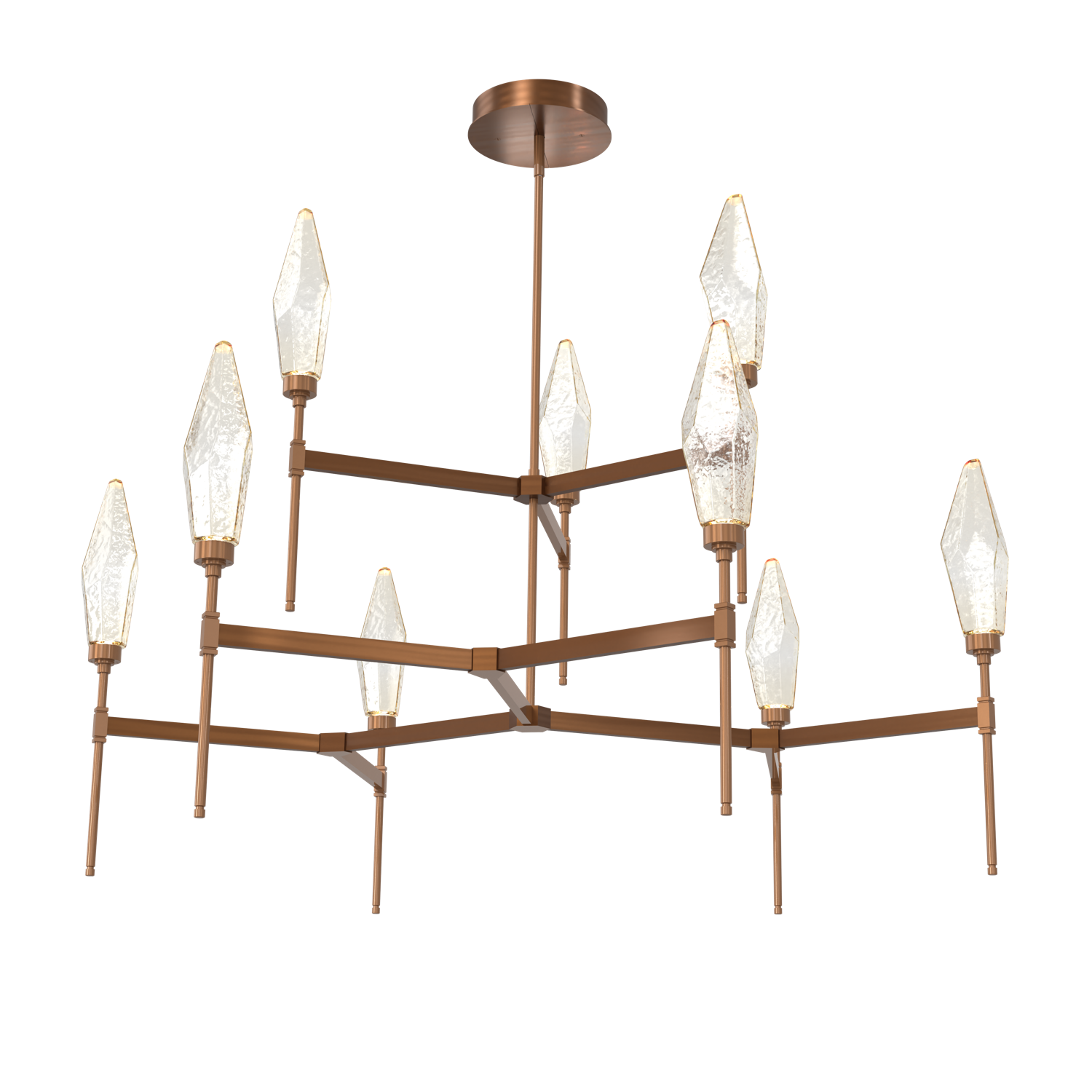 CHB0050-54-RB-CA-Hammerton-Studio-Rock-Crystal-54-inch-round-two-tier-belvedere-chandelier-with-oil-rubbed-bronze-finish-and-chilled-amber-blown-glass-shades-and-LED-lamping