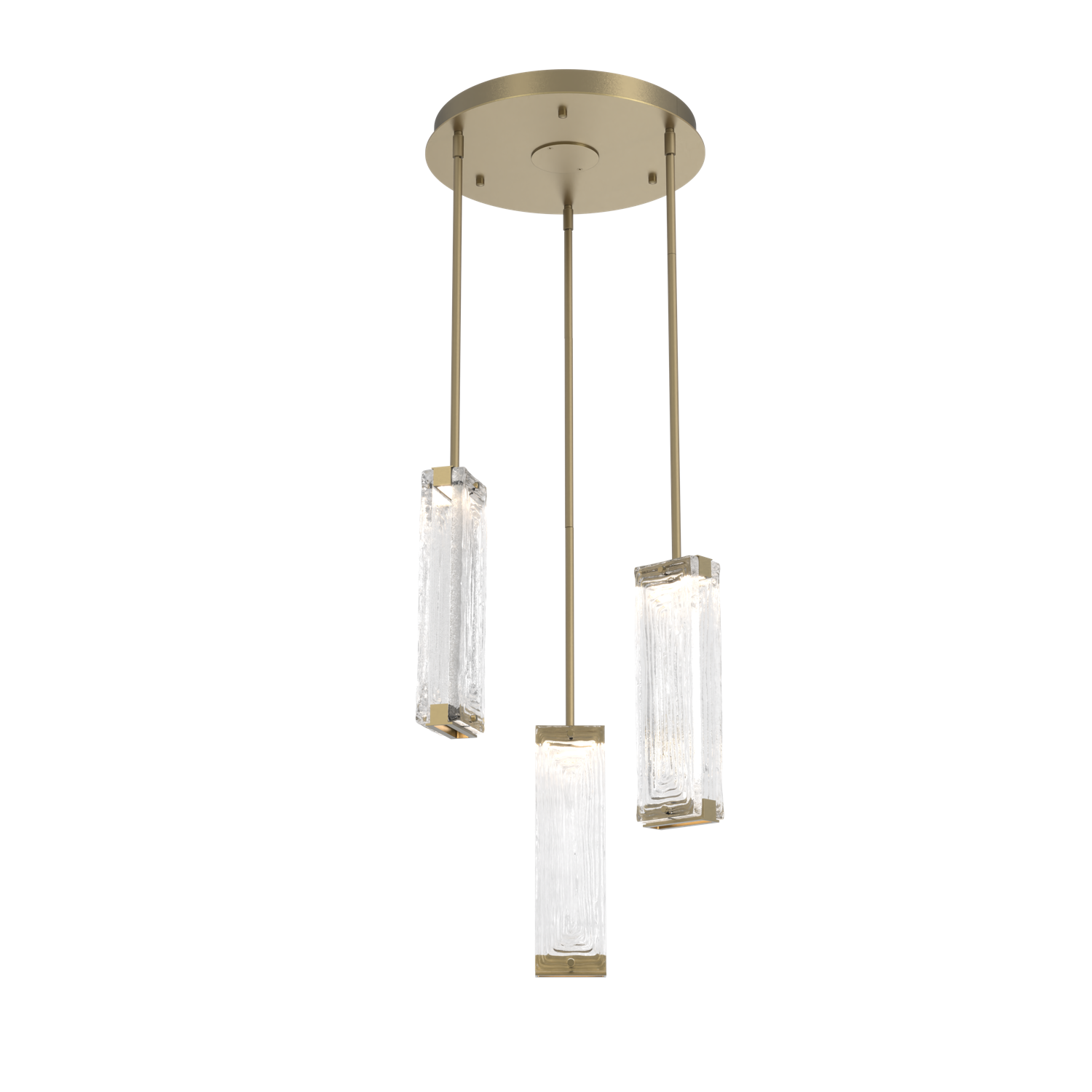 CHB0090-03-GB-TL-Hammerton-Studio-Tabulo-3-light-multi-pendant-chandelier-with-gilded-brass-finish-and-clear-linea-cast-glass-shade-and-LED-lamping