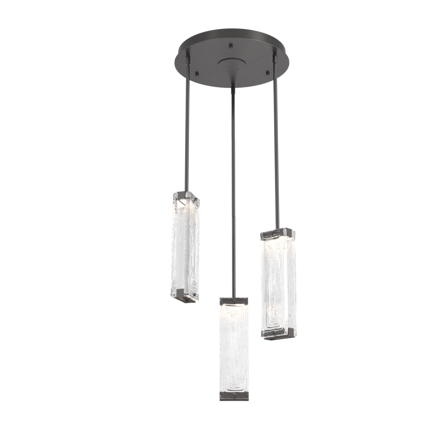 CHB0090-03-GP-TL-Hammerton-Studio-Tabulo-3-light-multi-pendant-chandelier-with-graphite-finish-and-clear-linea-cast-glass-shade-and-LED-lamping