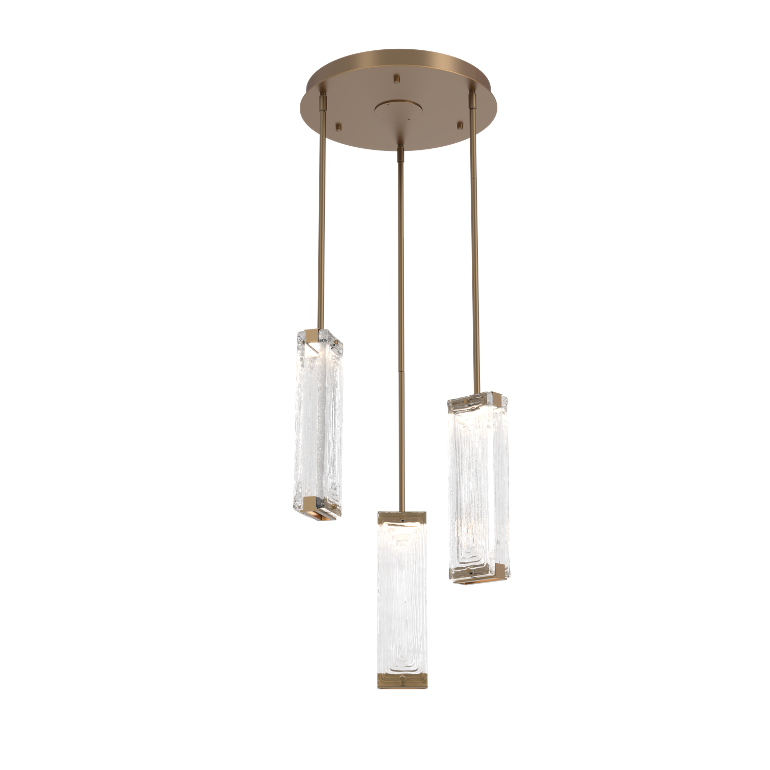 CHB0090-03-NB-TL-Hammerton-Studio-Tabulo-3-light-multi-pendant-chandelier-with-novel-brass-finish-and-clear-linea-cast-glass-shade-and-LED-lamping