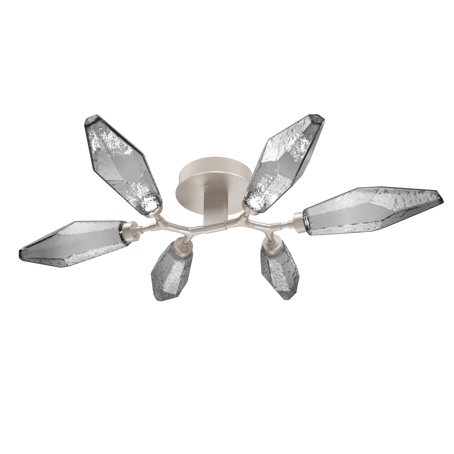 CLB0050-01-BS-CS-Hammerton-Studio-Rock-Crystal-flush-mount-light-with-beige-silver-finish-and-chilled-smoke-glass-shades-and-LED-lamping