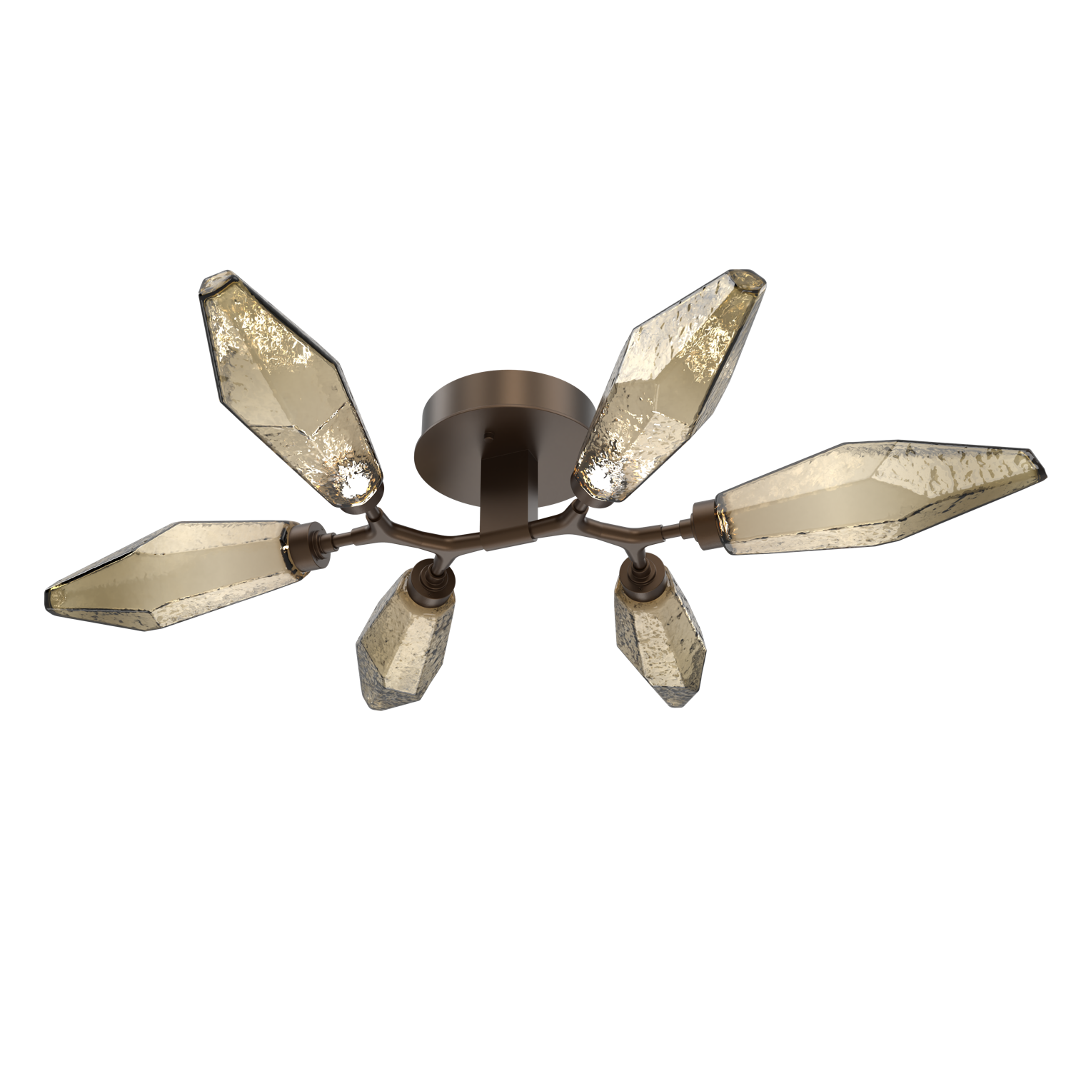 CLB0050-01-FB-CB-Hammerton-Studio-Rock-Crystal-flush-mount-light-with-flat-bronze-finish-and-chilled-bronze-blown-glass-shades-and-LED-lamping