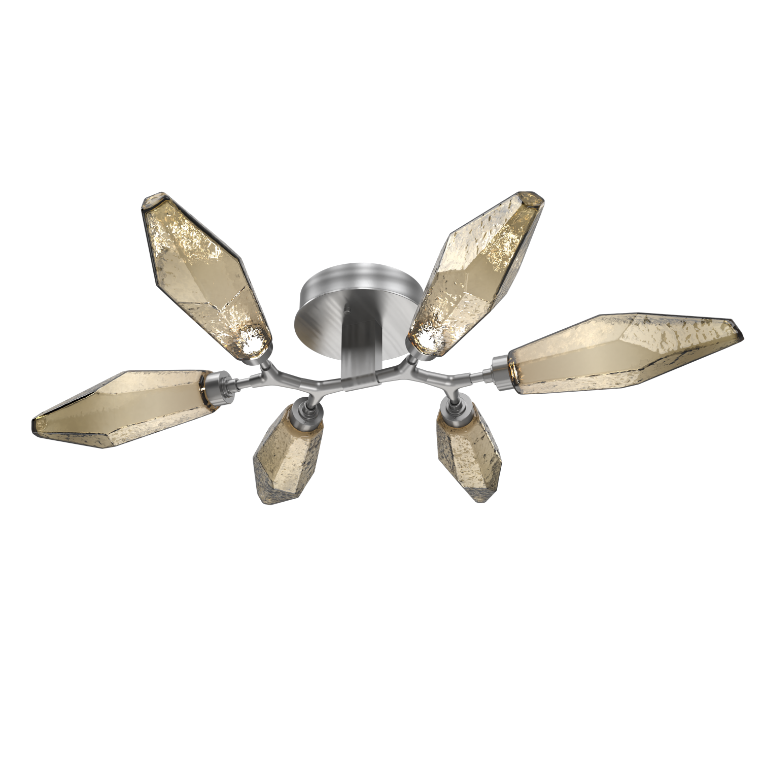 CLB0050-01-SN-CB-Hammerton-Studio-Rock-Crystal-flush-mount-light-with-satin-nickel-finish-and-chilled-bronze-blown-glass-shades-and-LED-lamping