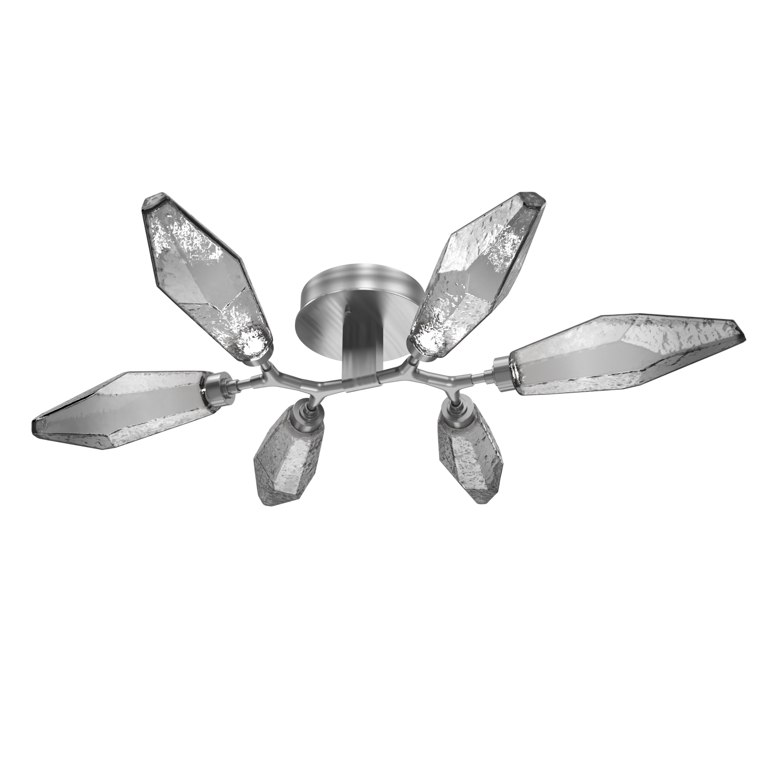 CLB0050-01-SN-CS-Hammerton-Studio-Rock-Crystal-flush-mount-light-with-satin-nickel-finish-and-chilled-smoke-glass-shades-and-LED-lamping