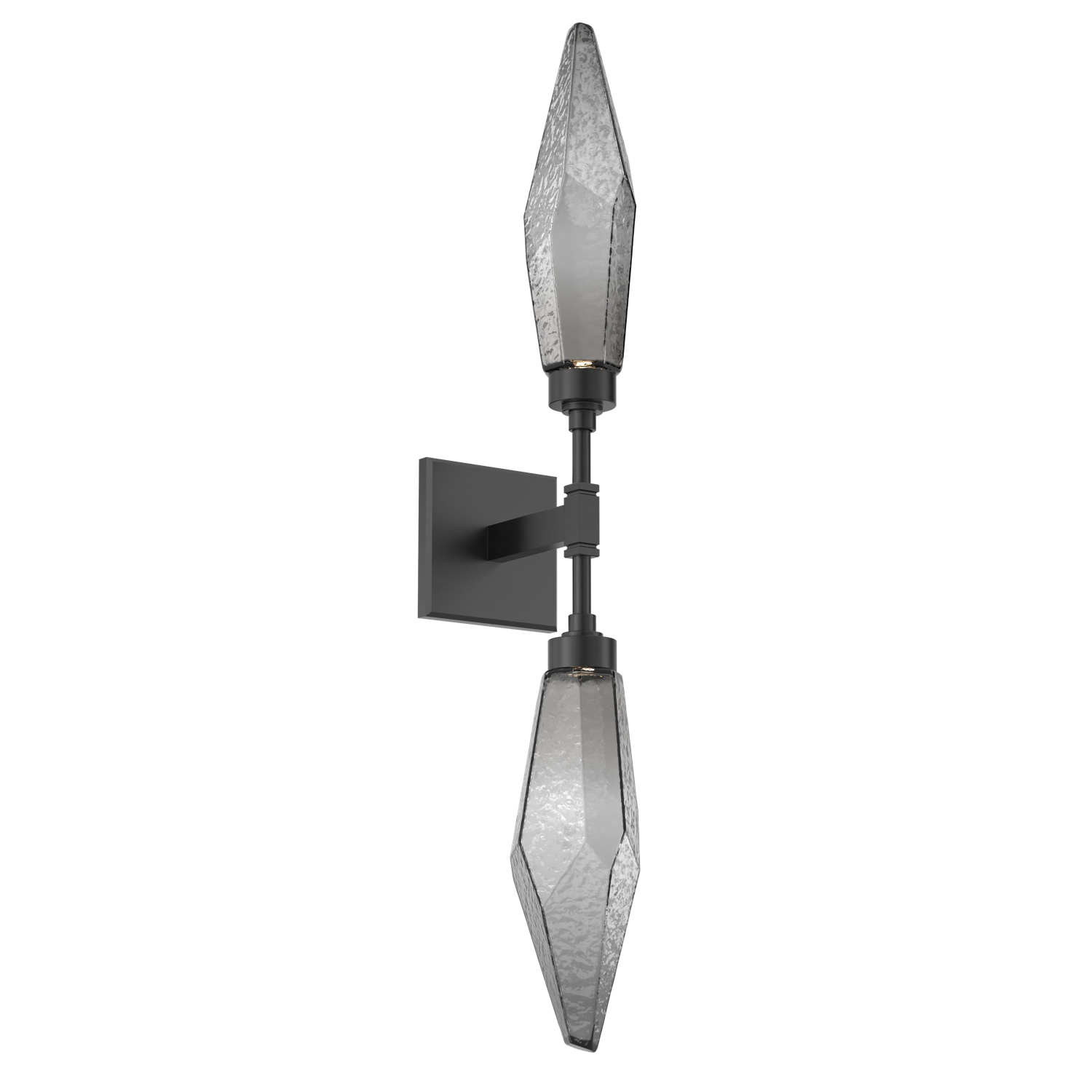 IDB0050-02-MB-CS-Hammerton-Studio-Rock-Crystal-wall-sconce-with-matte-black-finish-and-chilled-smoke-glass-shades-and-LED-lamping