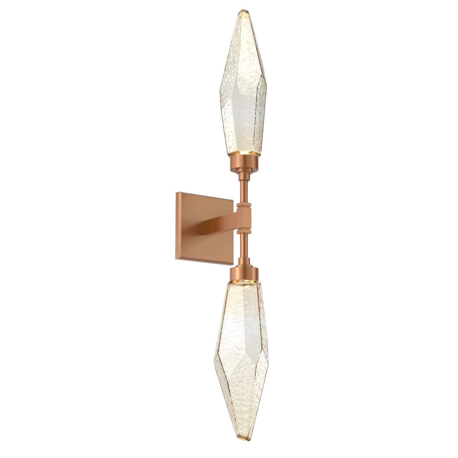 IDB0050-02-NB-CA-Hammerton-Studio-Rock-Crystal-wall-sconce-with-novel-brass-finish-and-chilled-amber-blown-glass-shades-and-LED-lamping