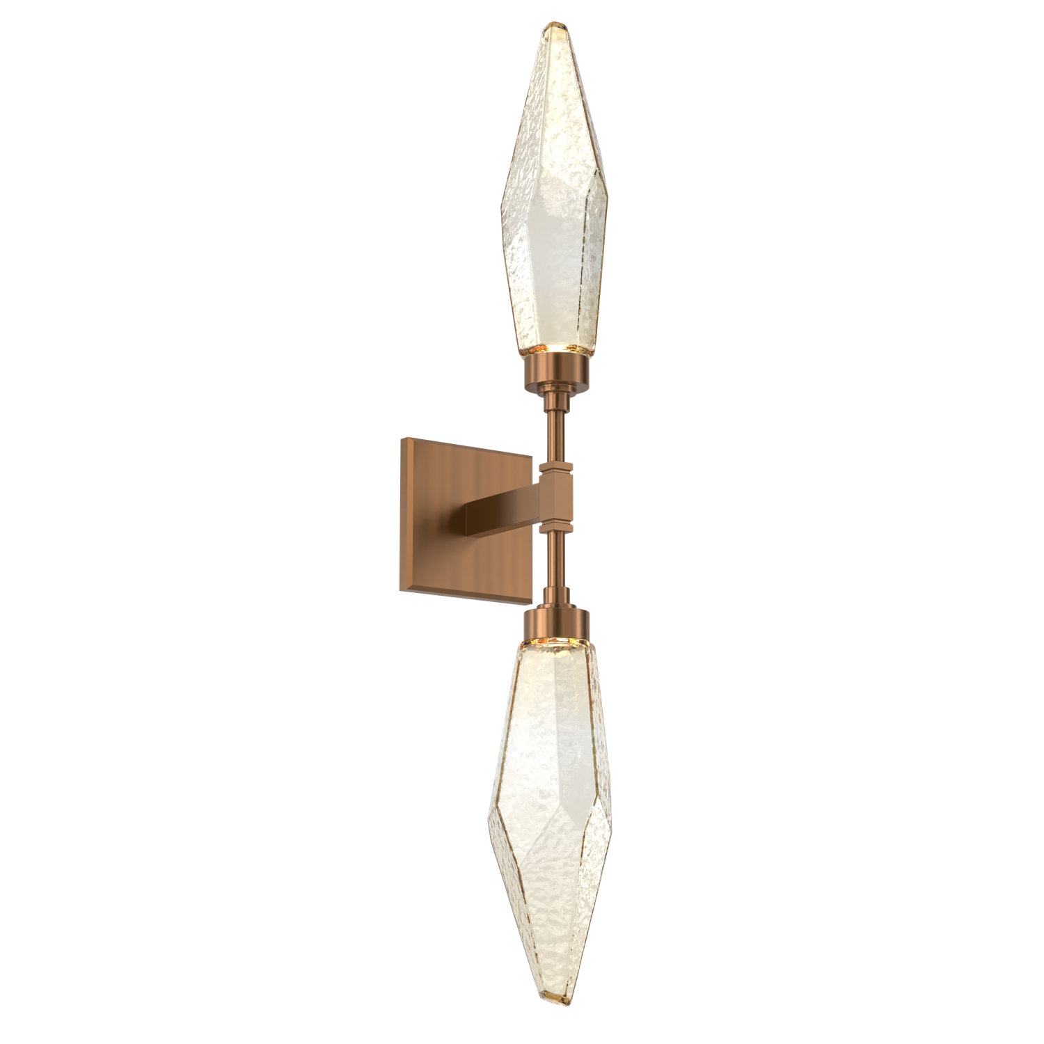 IDB0050-02-RB-CA-Hammerton-Studio-Rock-Crystal-wall-sconce-with-oil-rubbed-bronze-finish-and-chilled-amber-blown-glass-shades-and-LED-lamping