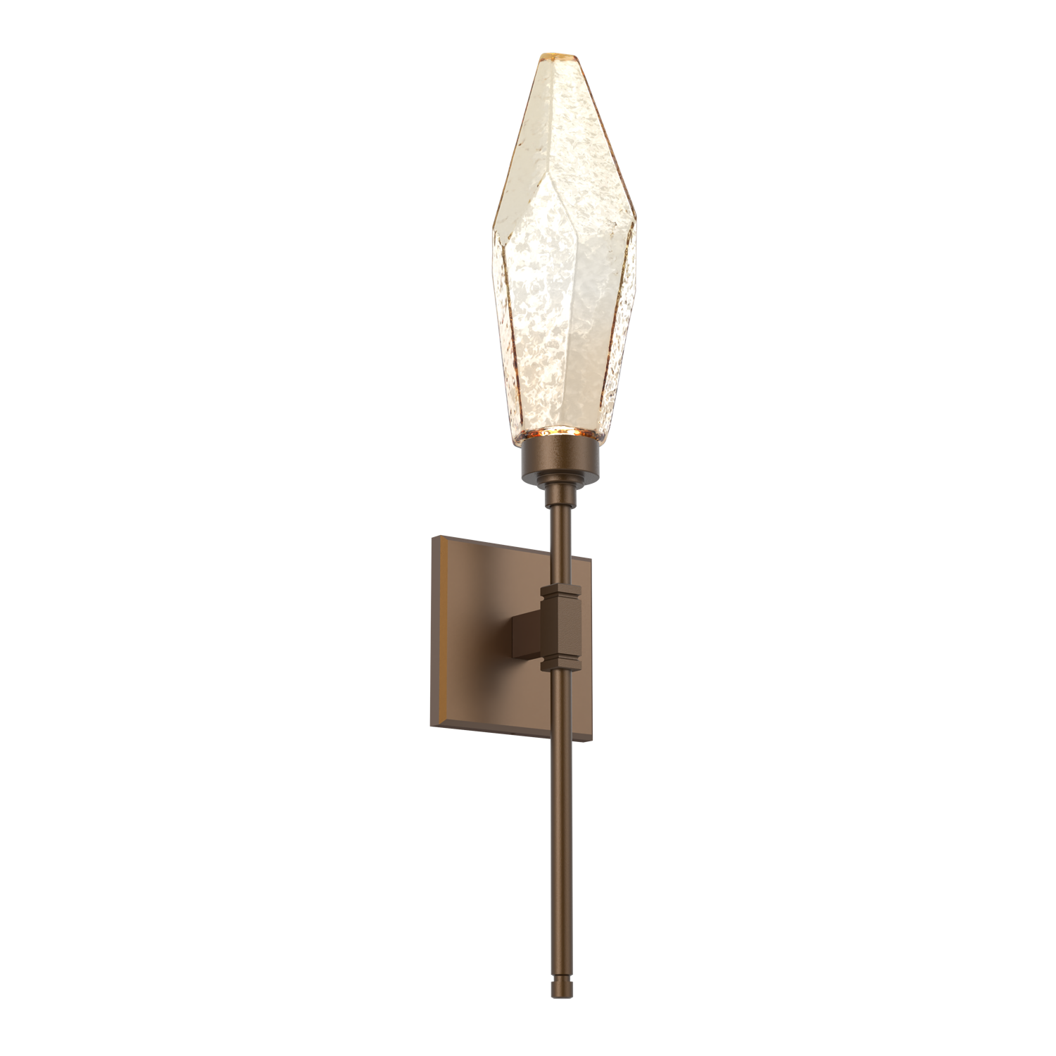 IDB0050-04-FB-CA-Hammerton-Studio-Rock-Crystal-ada-certified-belvedere-wall-sconce-with-flat-bronze-finish-and-chilled-amber-blown-glass-shades-and-LED-lamping