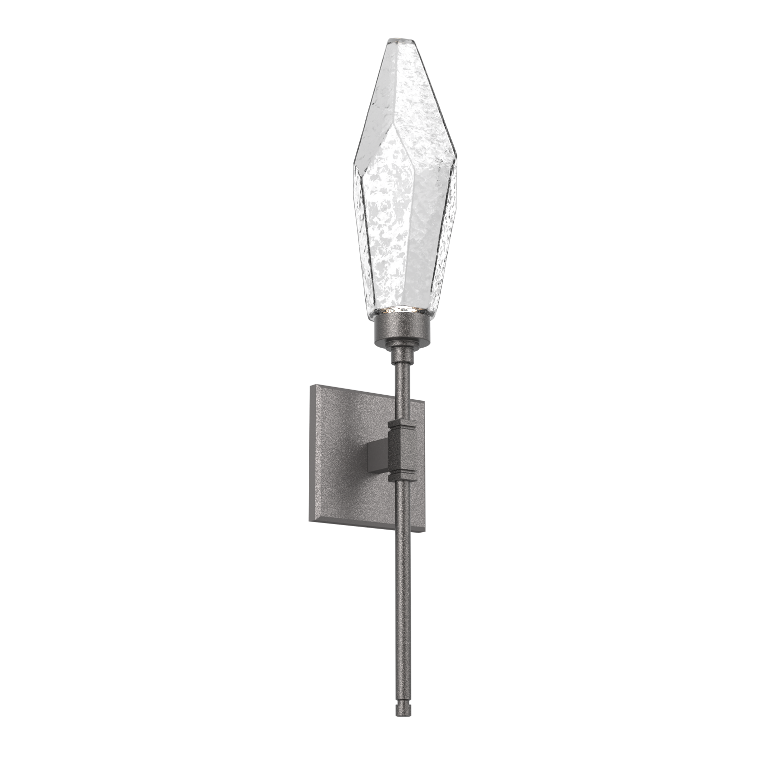 IDB0050-04-GP-CC-Hammerton-Studio-Rock-Crystal-ada-certified-belvedere-wall-sconce-with-graphite-finish-and-clear-glass-shades-and-LED-lamping