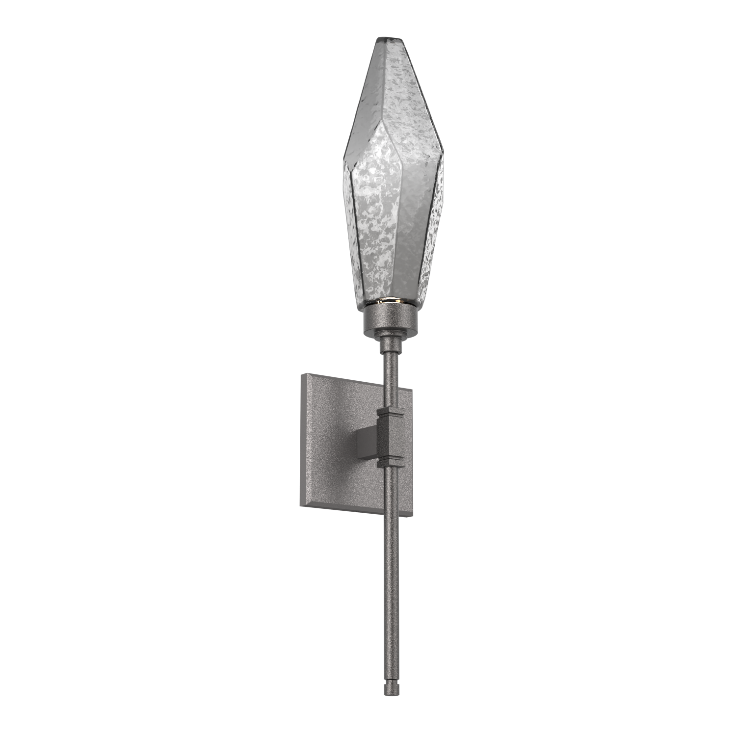 IDB0050-04-GP-CS-Hammerton-Studio-Rock-Crystal-ada-certified-belvedere-wall-sconce-with-graphite-finish-and-chilled-smoke-glass-shades-and-LED-lamping