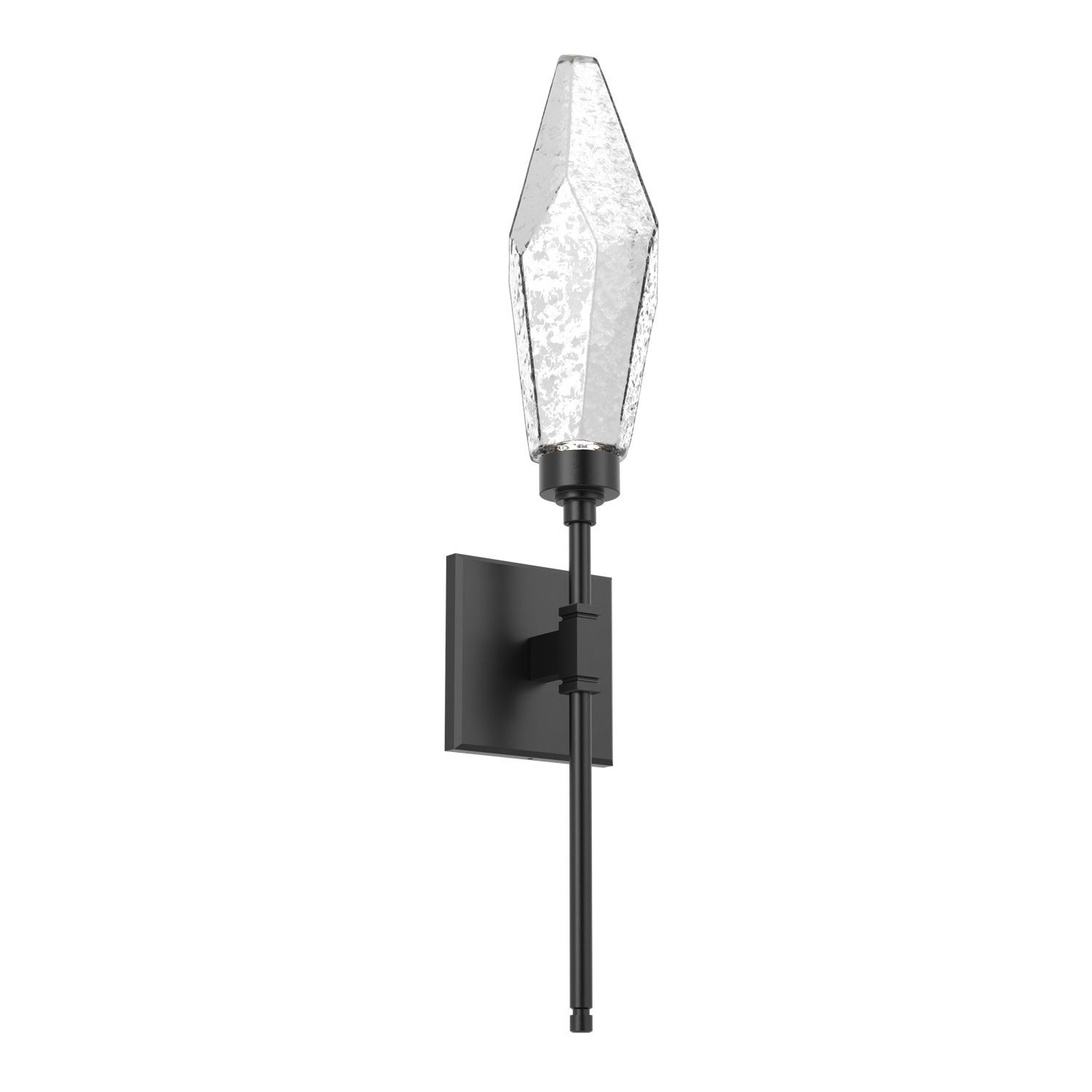 IDB0050-04-MB-CC-Hammerton-Studio-Rock-Crystal-ada-certified-belvedere-wall-sconce-with-matte-black-finish-and-clear-glass-shades-and-LED-lamping