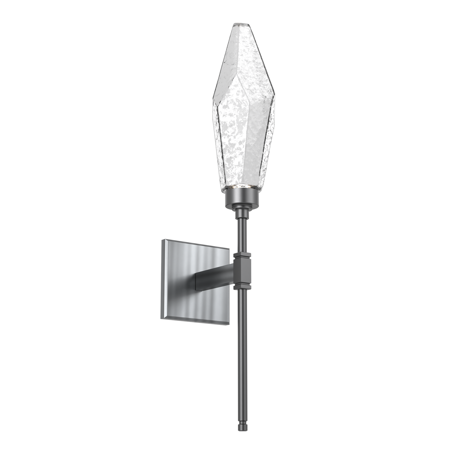 IDB0050-07-GM-CC-Hammerton-Studio-Rock-Crystal-belvedere-wall-sconce-with-gunmetal-finish-and-clear-glass-shades-and-LED-lamping