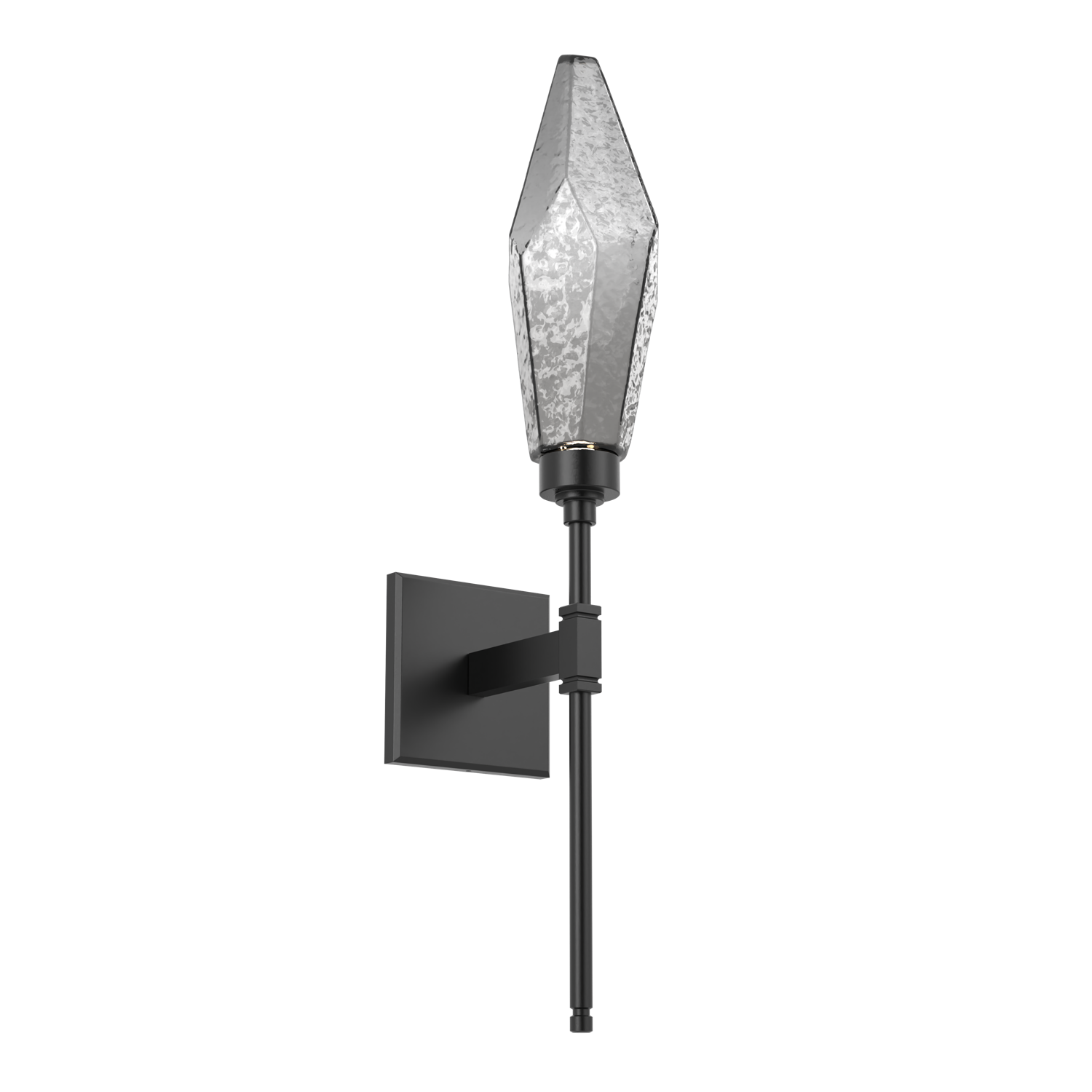IDB0050-07-MB-CS-Hammerton-Studio-Rock-Crystal-belvedere-wall-sconce-with-matte-black-finish-and-chilled-smoke-glass-shades-and-LED-lamping