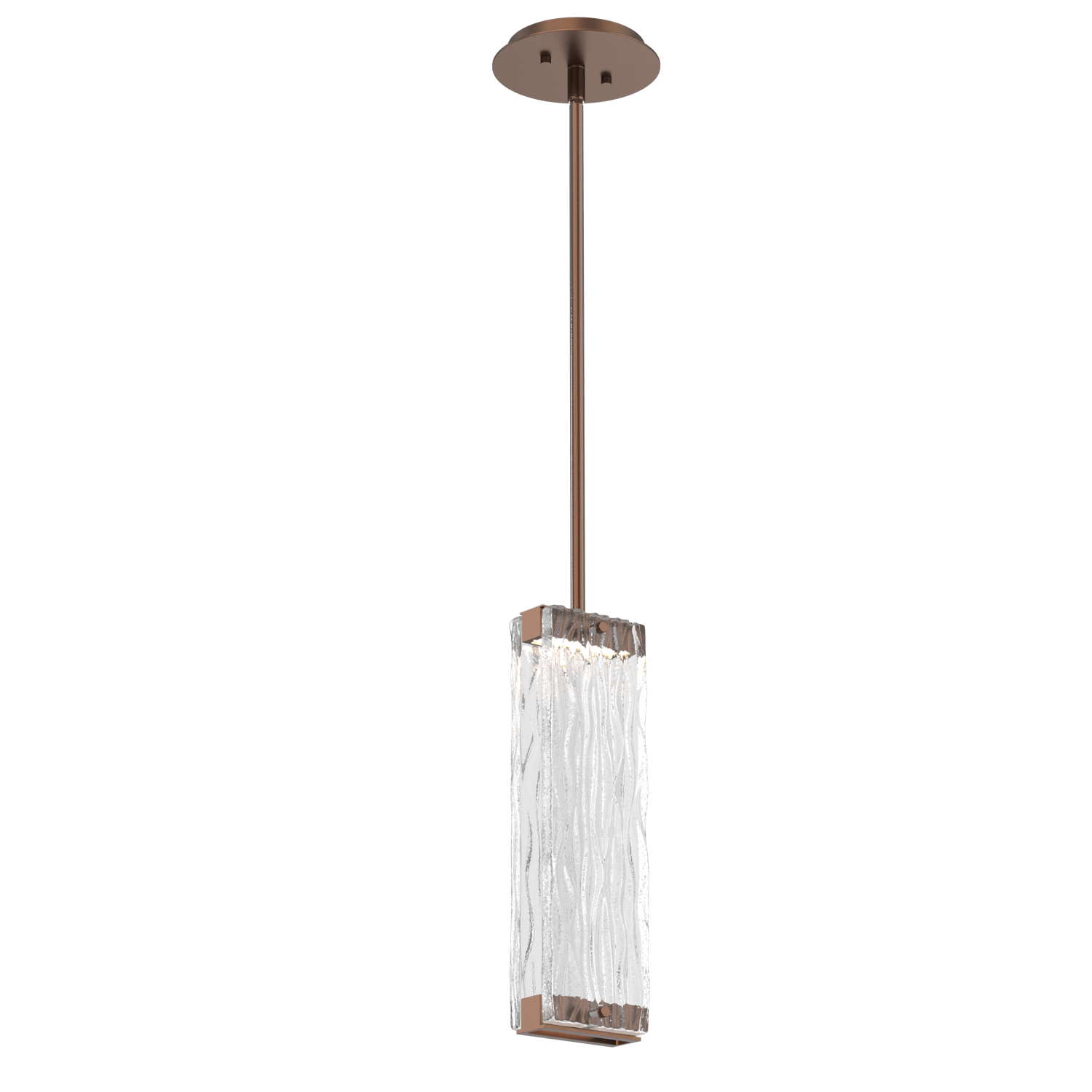LAB0090-01-BB-TT-Hammerton-Studio-Tabulo-pendant-light-with-burnished-bronze-finish-and-clear-tidal-cast-glass-shade-and-LED-lamping