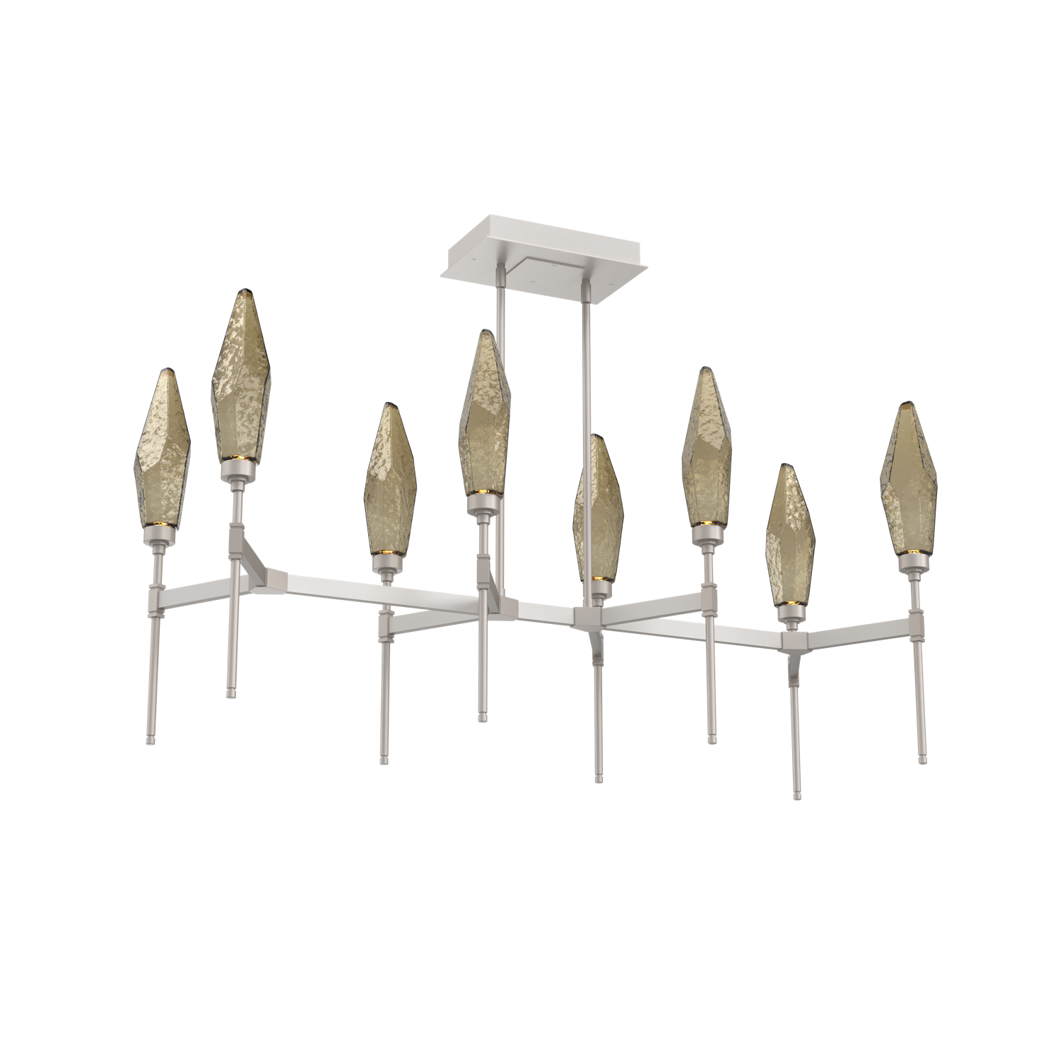 PLB0050-48-BS-CB-Hammerton-Studio-Rock-Crystal-48-inch-linear-belvedere-chandelier-with-beige-silver-finish-and-chilled-bronze-blown-glass-shades-and-LED-lamping