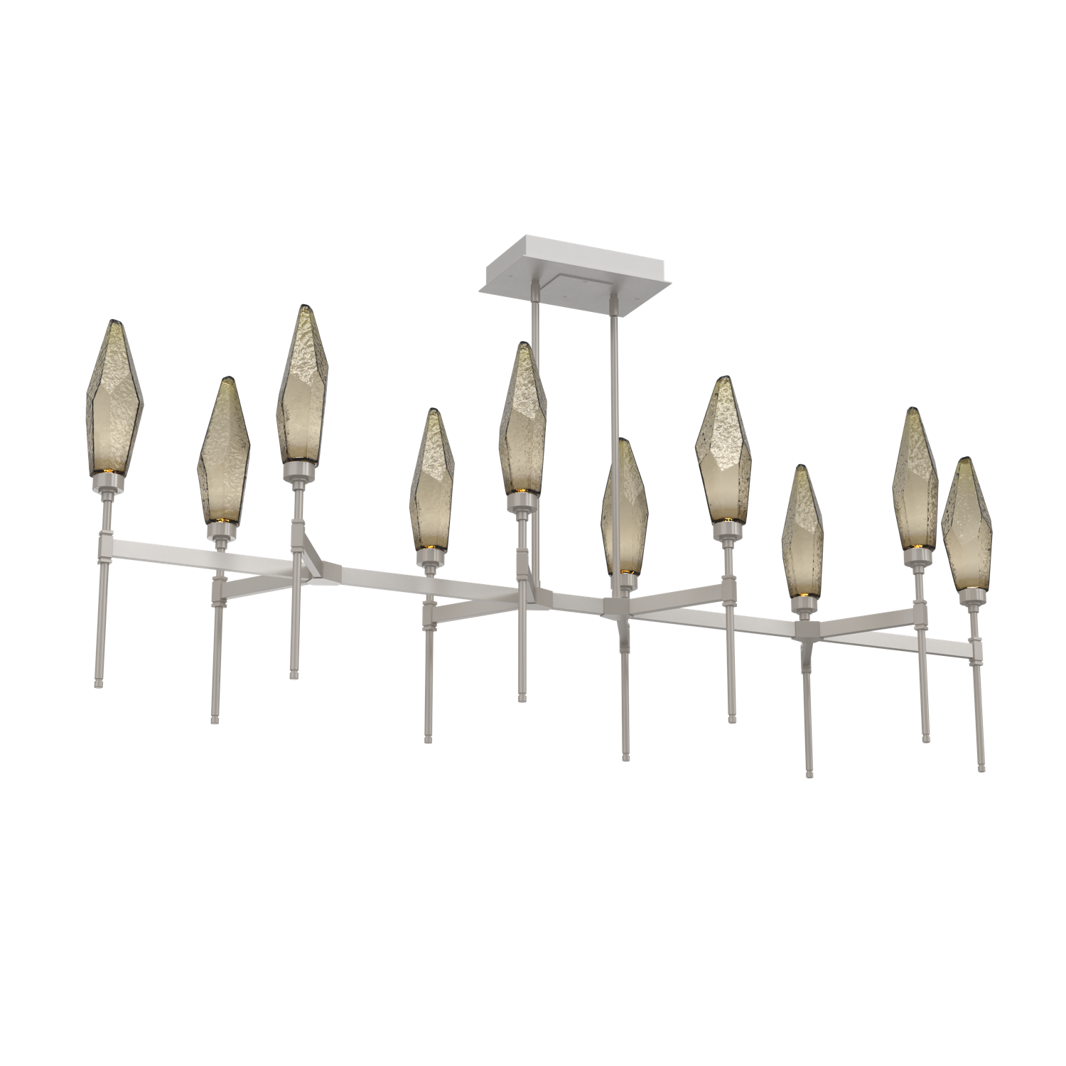 PLB0050-67-BS-CB-Hammerton-Studio-Rock-Crystal-67-inch-linear-belvedere-chandelier-with-beige-silver-finish-and-chilled-bronze-blown-glass-shades-and-LED-lamping