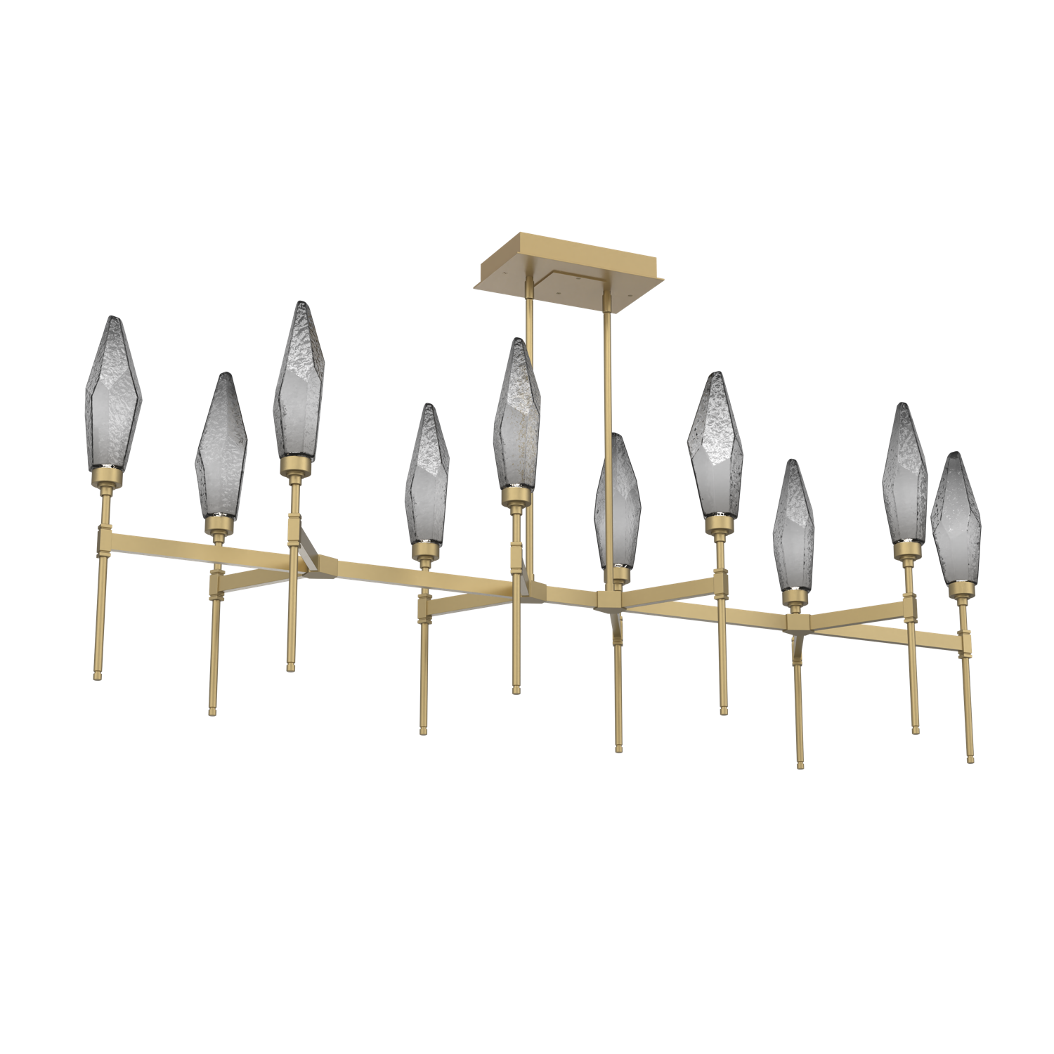PLB0050-67-GB-CS-Hammerton-Studio-Rock-Crystal-67-inch-linear-belvedere-chandelier-with-gilded-brass-finish-and-chilled-smoke-glass-shades-and-LED-lamping